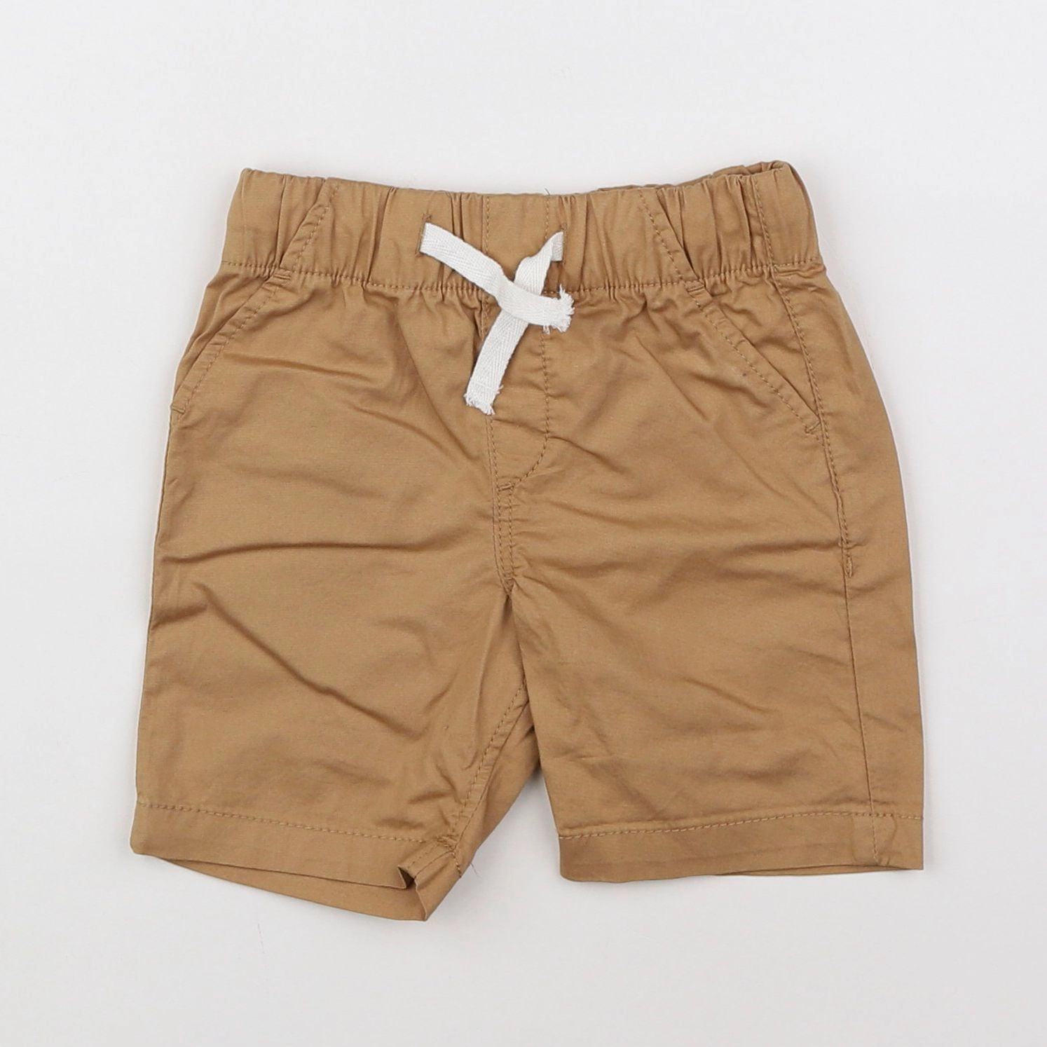 H&M - short marron - 6 mois