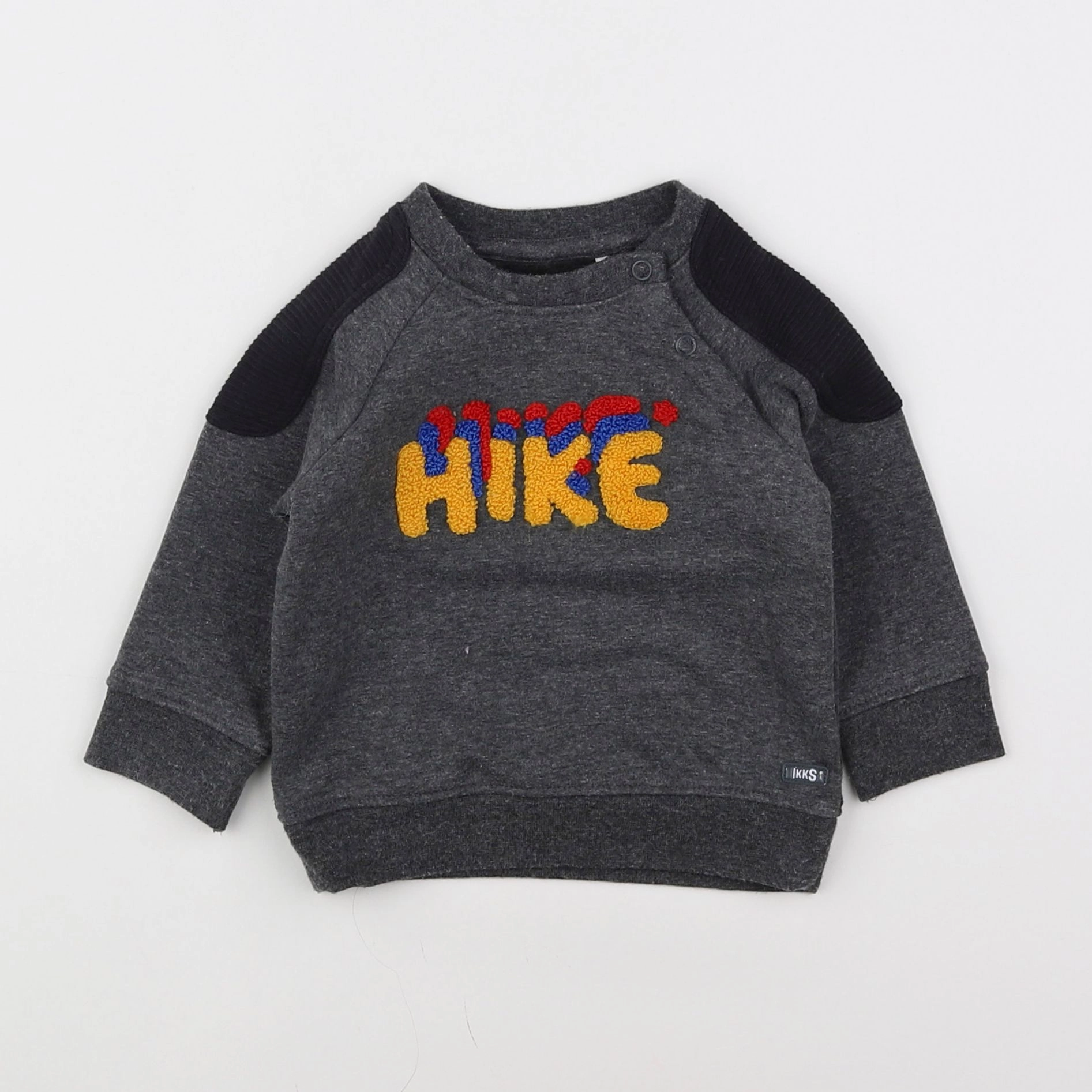 IKKS - sweat gris - 6 mois