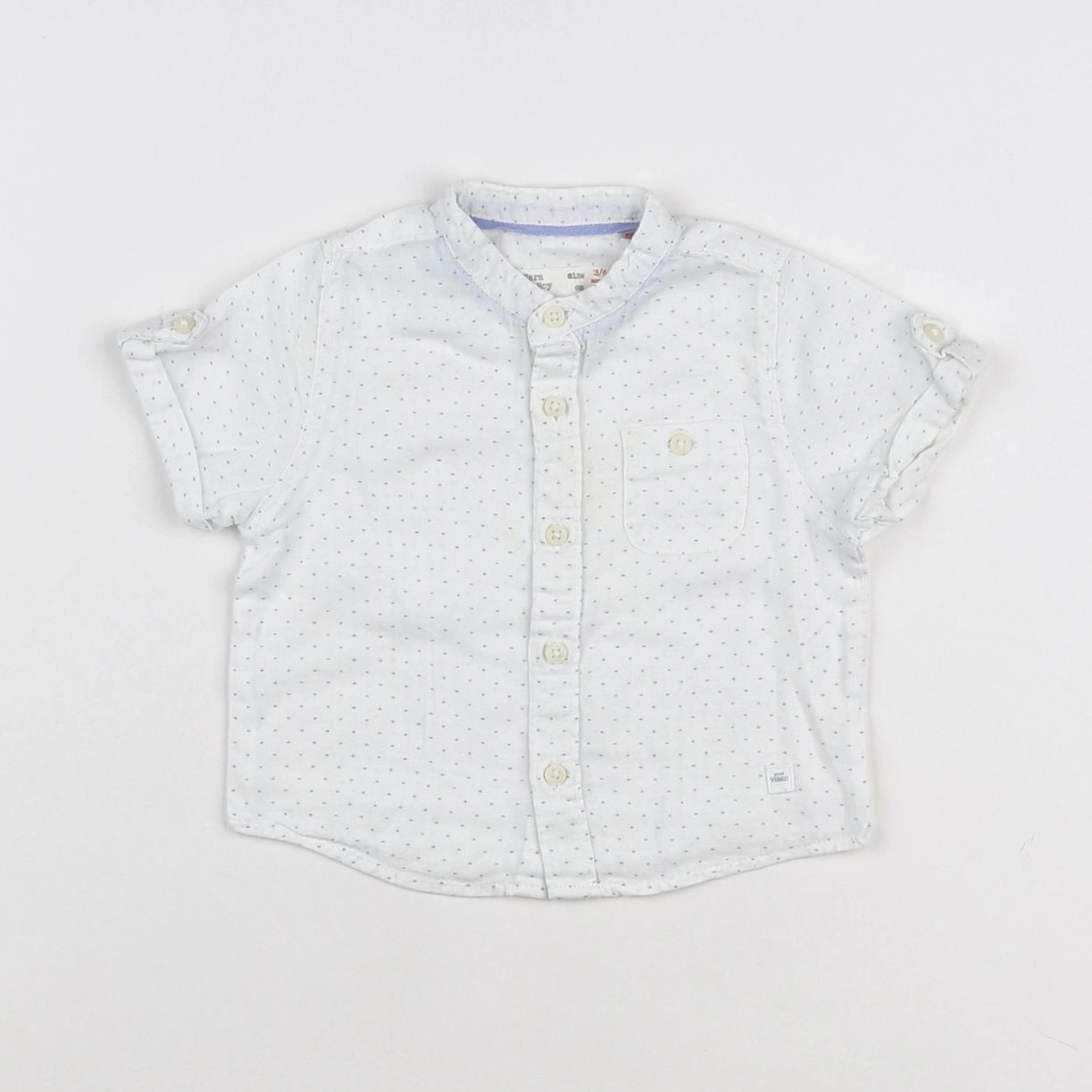 Zara - chemise blanc - 3/6 mois