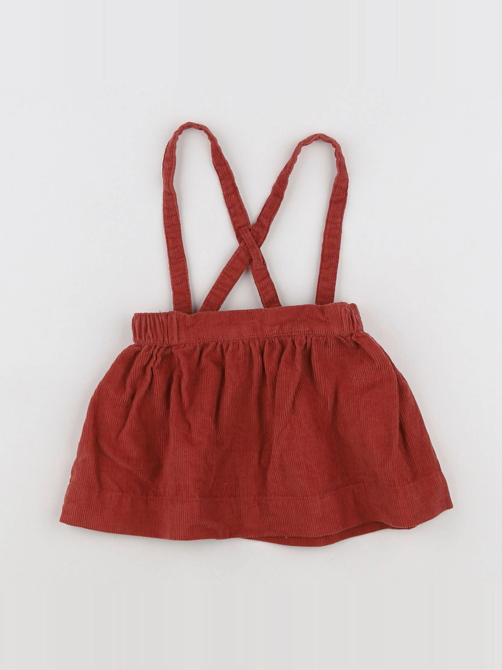 Vertbaudet - jupe orange - 9 mois