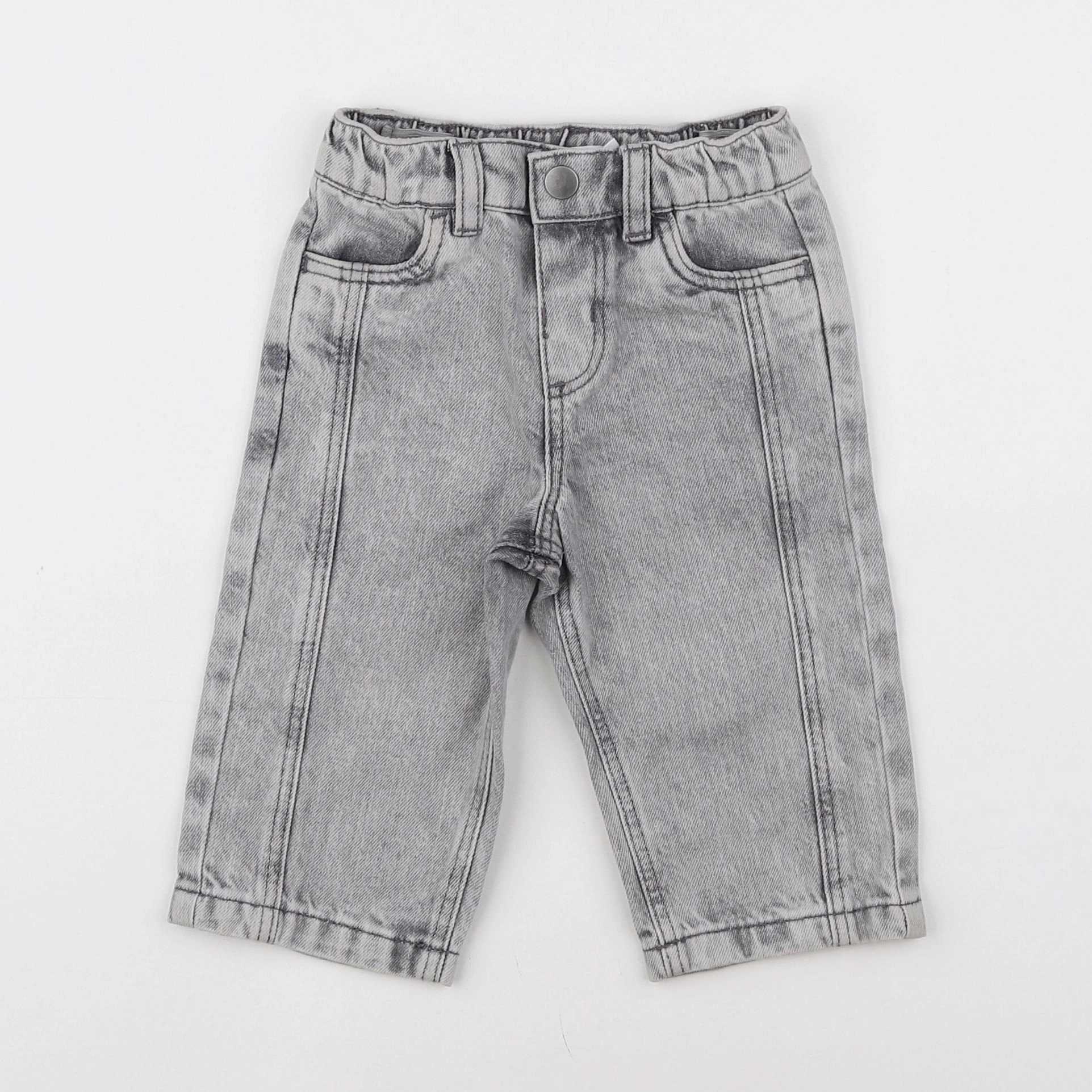 Boutchou - pantalon gris - 6 mois