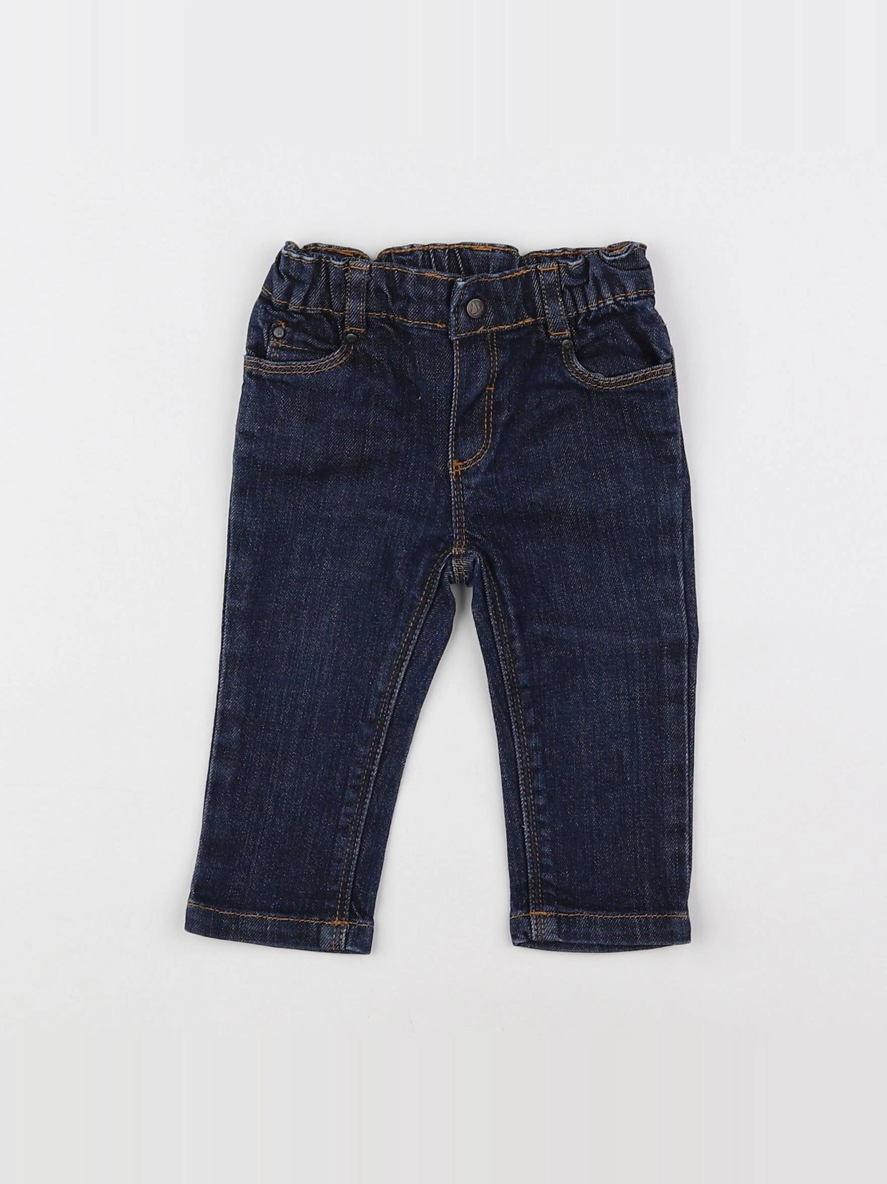 Petit Bateau - jean bleu - 6 mois