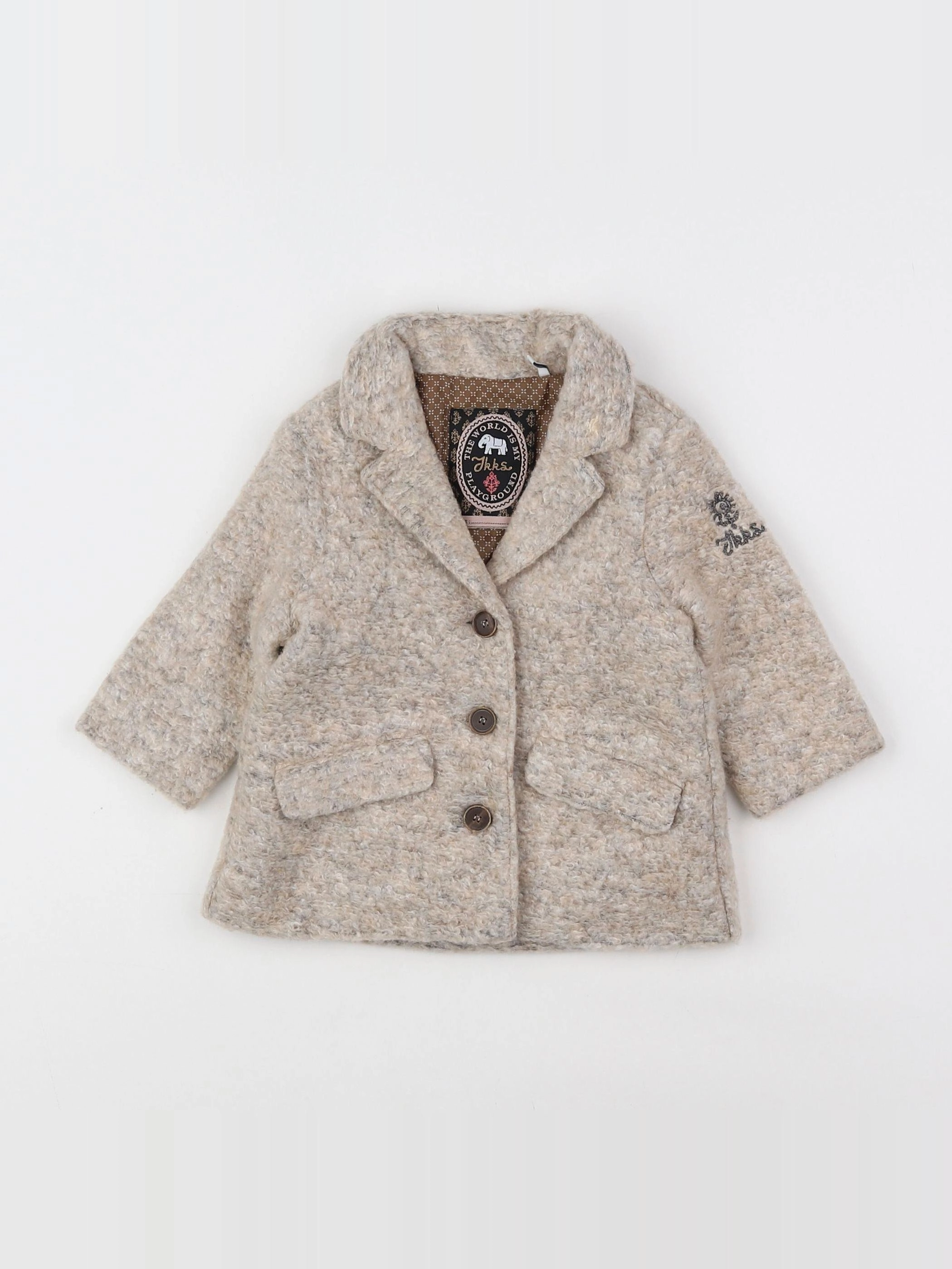 IKKS - veste beige - 6 mois