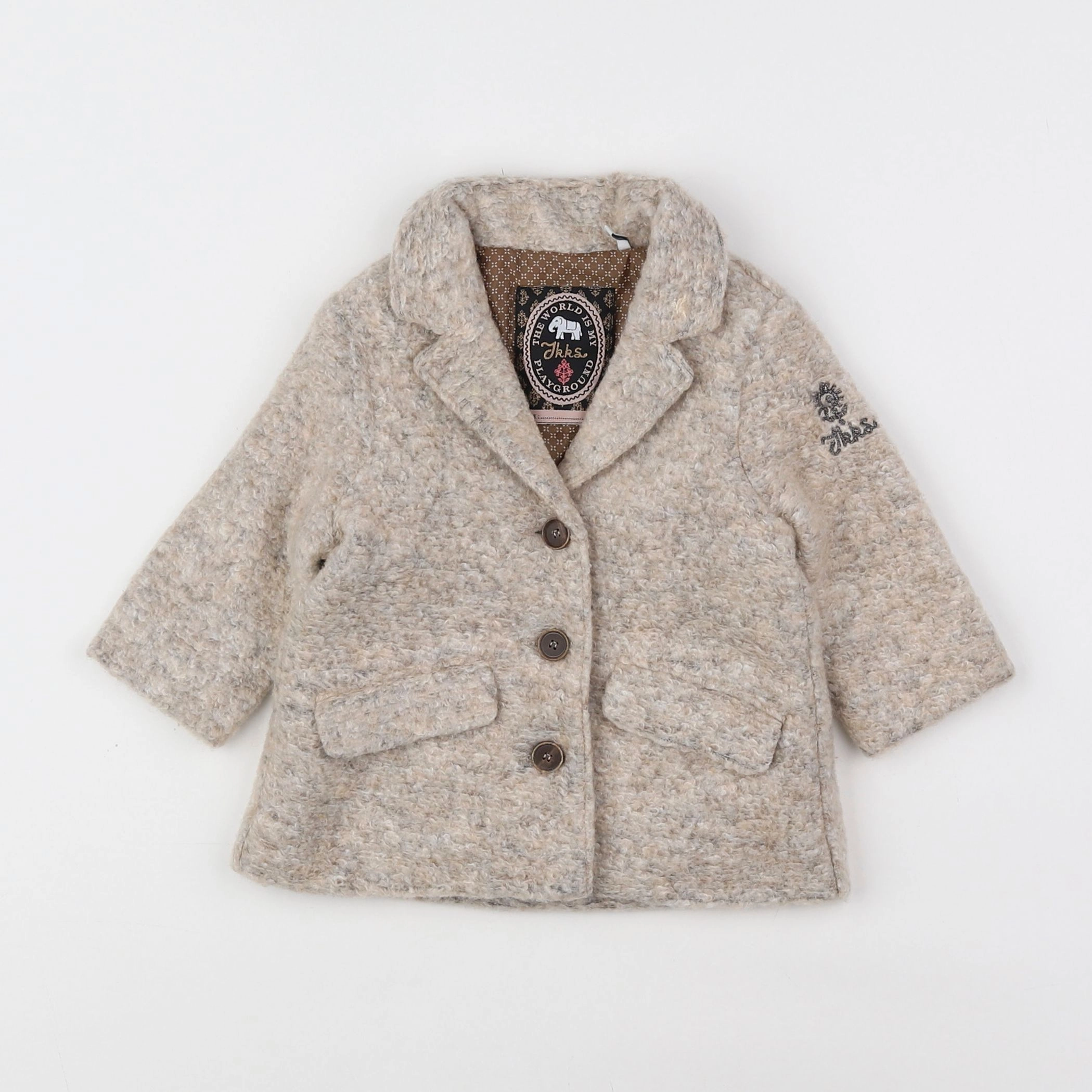 IKKS - veste beige - 6 mois