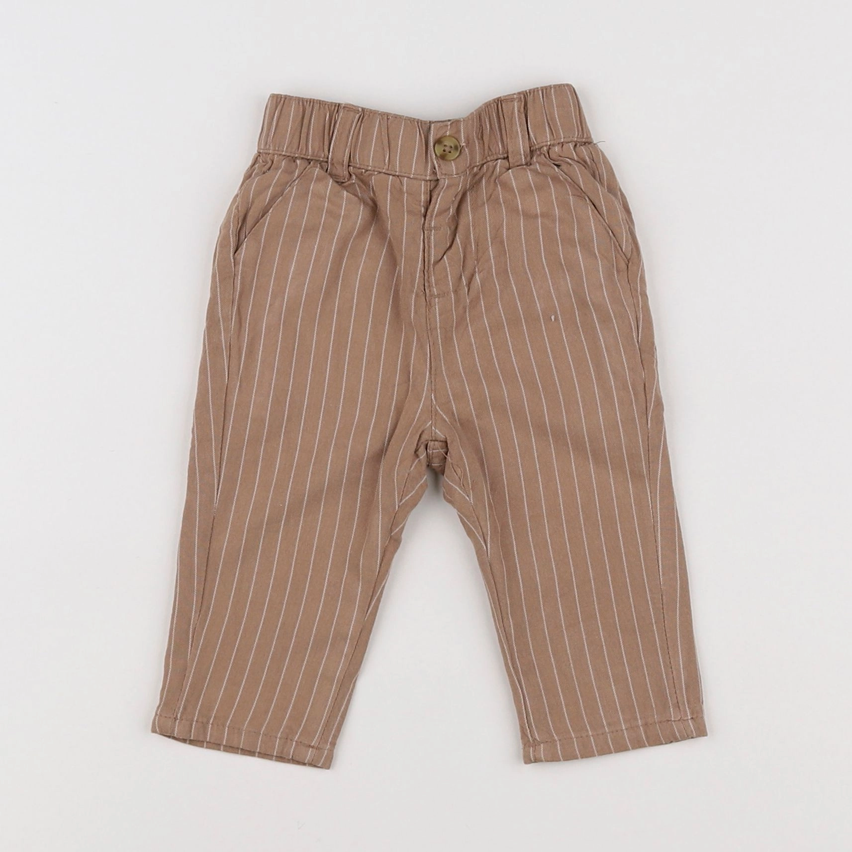 Vertbaudet - pantalon beige - 3 mois