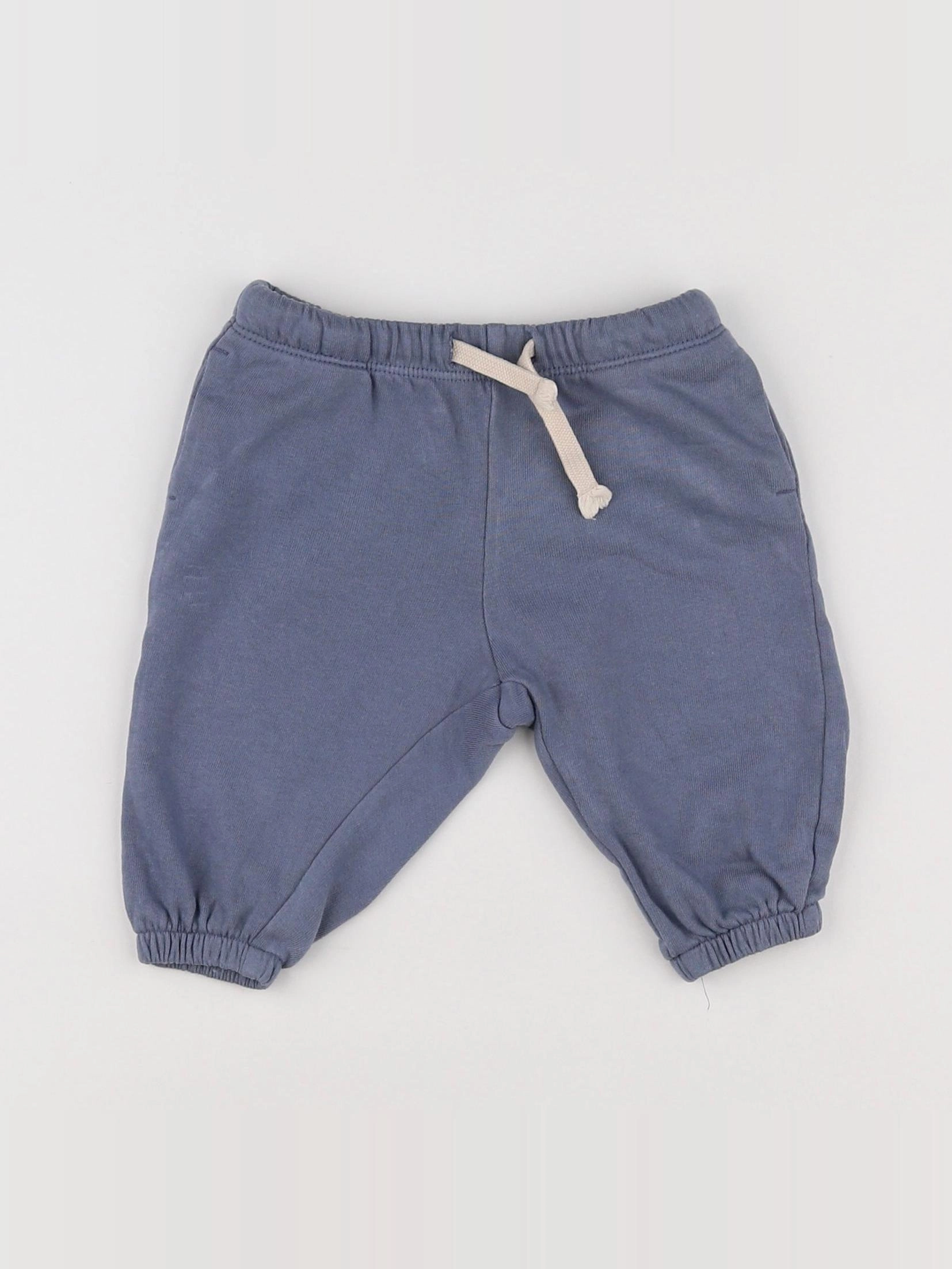 H&M - jogging bleu - 3/6 mois