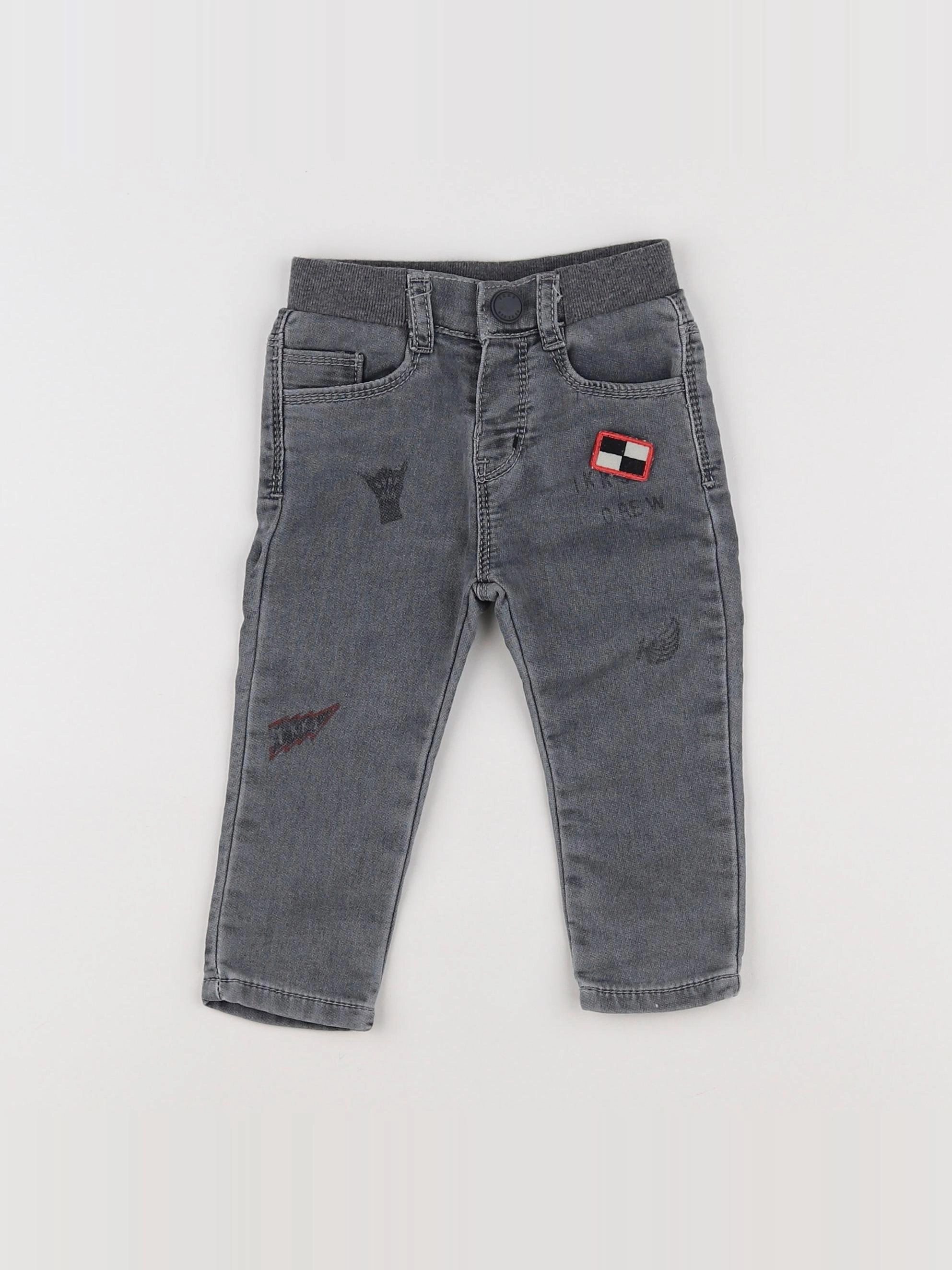 IKKS - pantalon gris - 12 mois