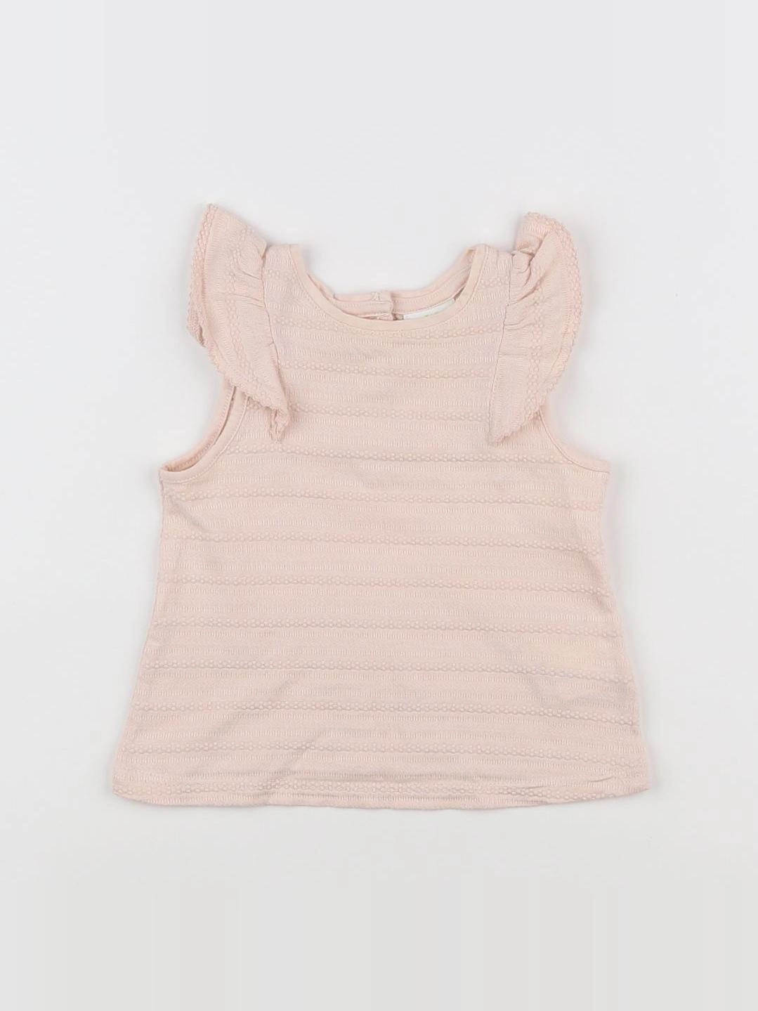 Tape à l'oeil - tee-shirt rose - 6 mois