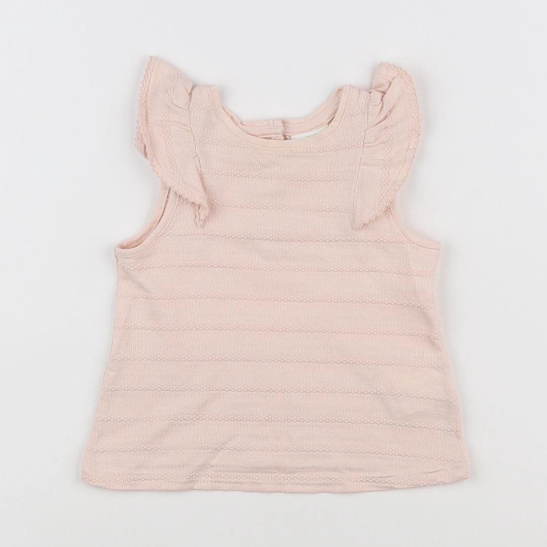 Tape à l'oeil - tee-shirt rose - 6 mois