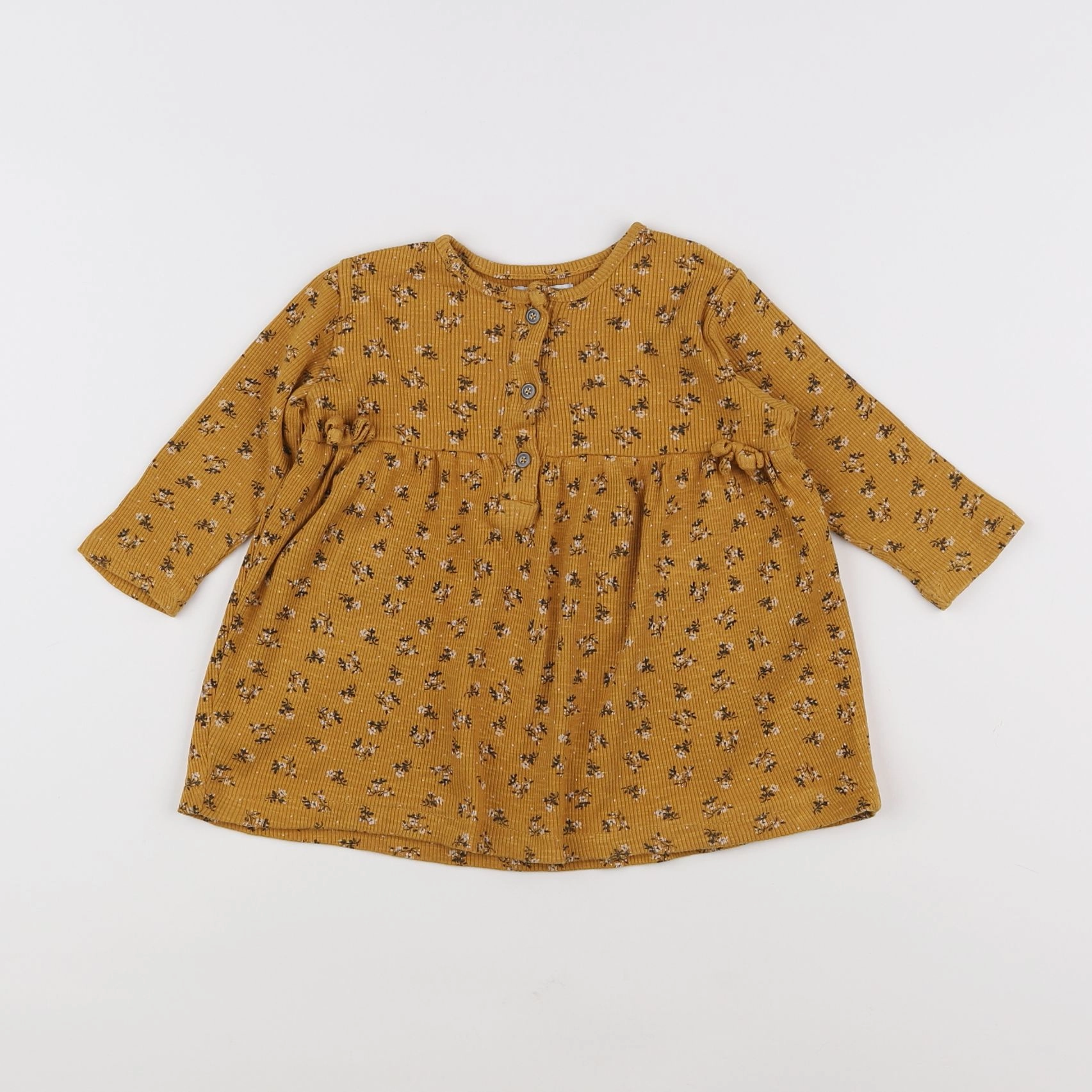 Vertbaudet - robe jaune - 12 mois
