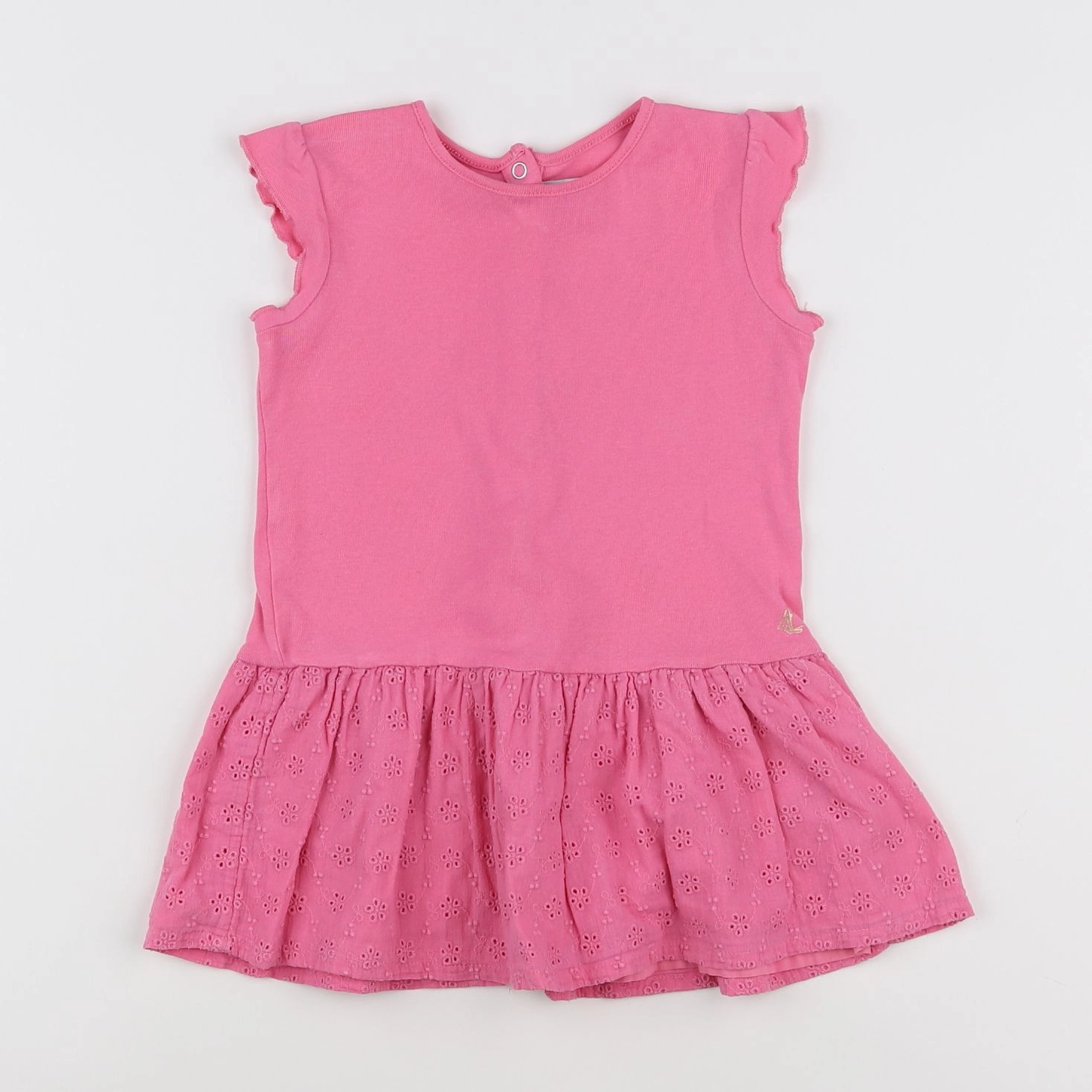 Petit Bateau - robe rose - 2 ans