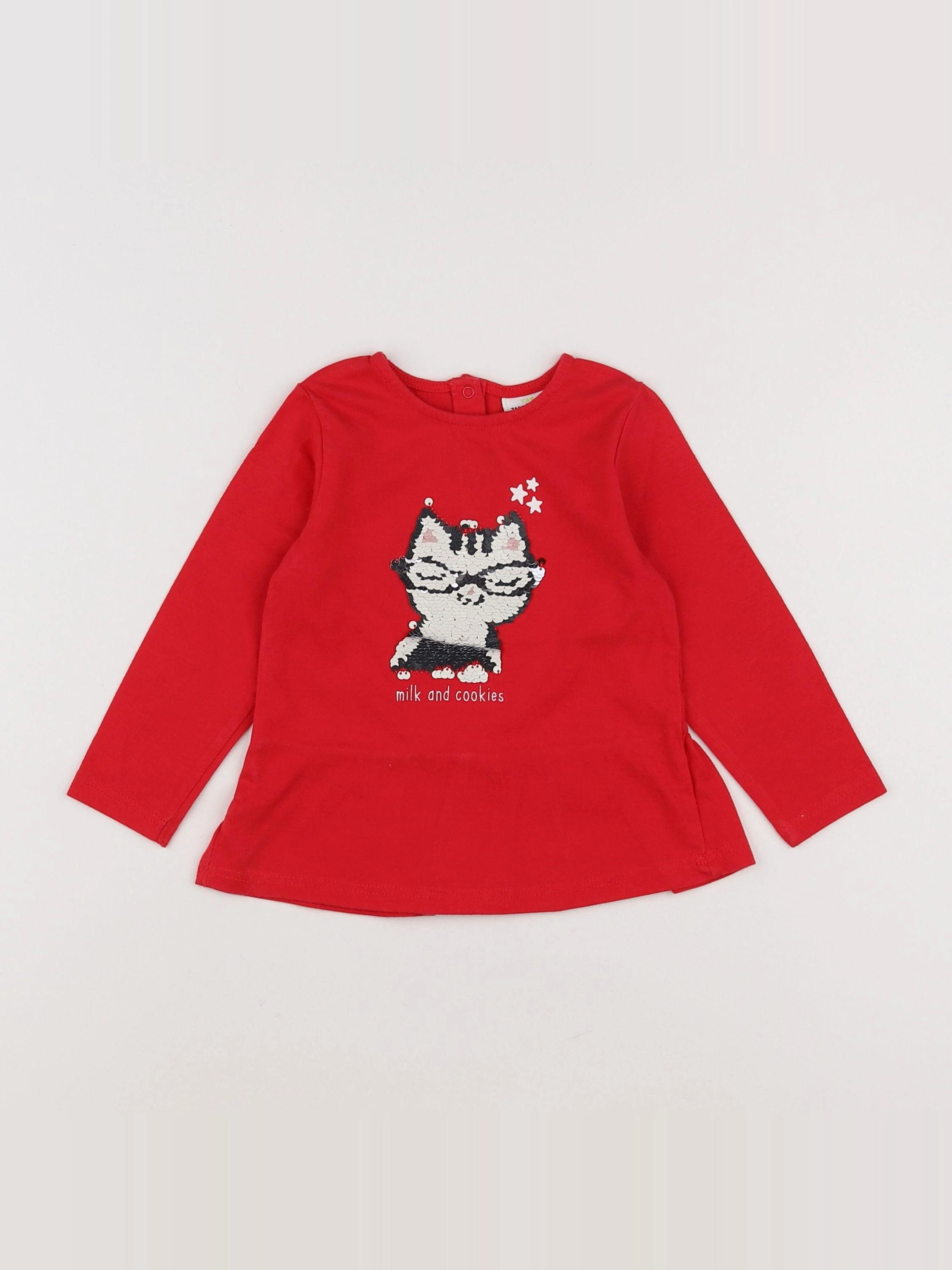 Tape à l'oeil - tee-shirt rouge - 18 mois