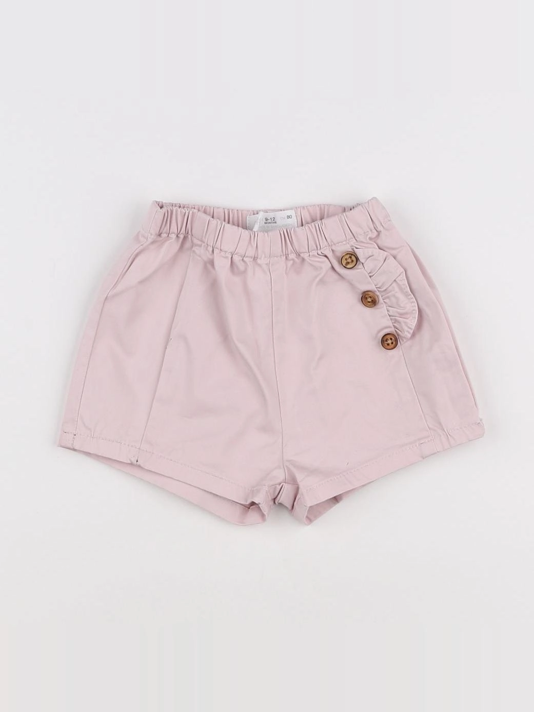 Zara - short rose - 9/12 mois
