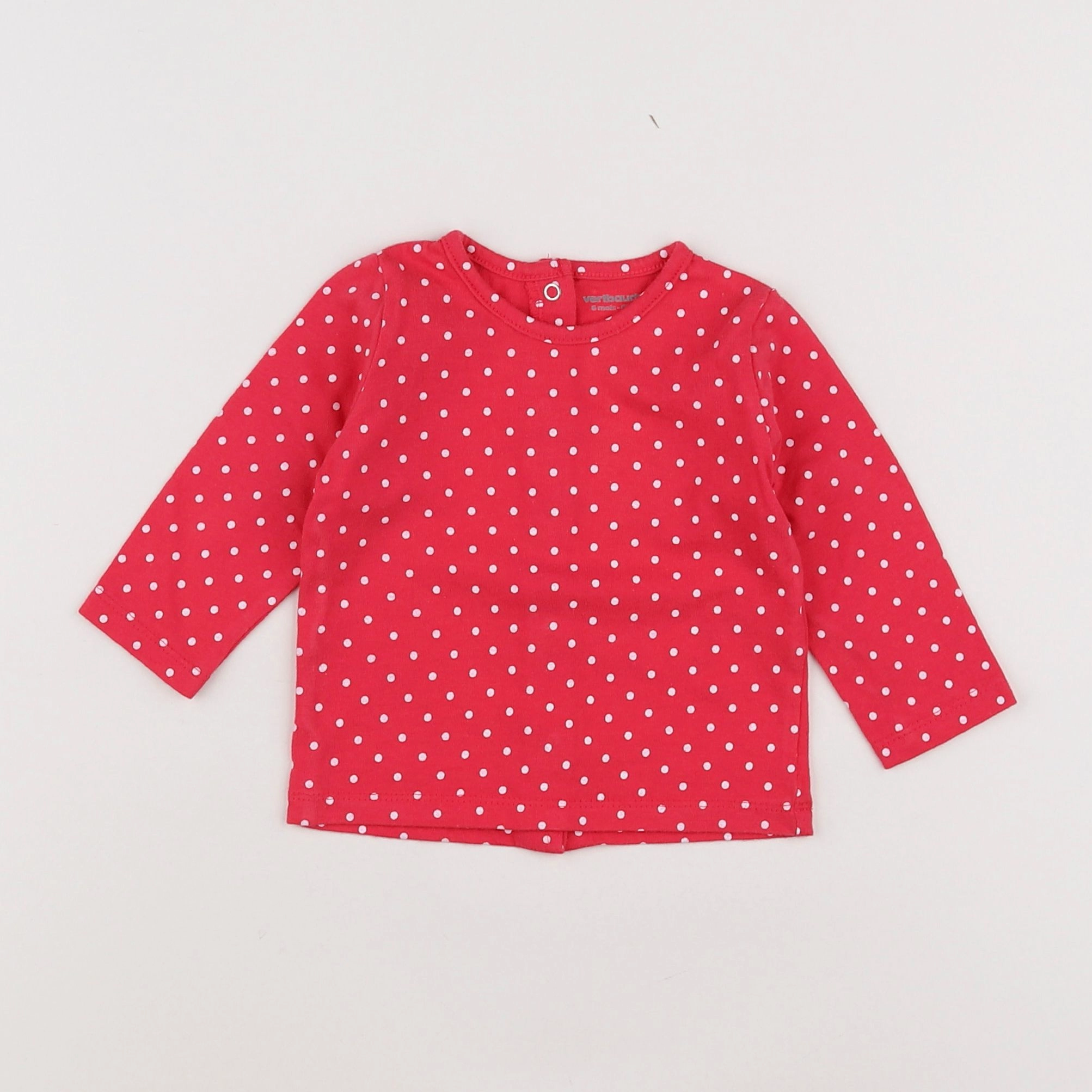 Vertbaudet - tee-shirt rose - 6 mois