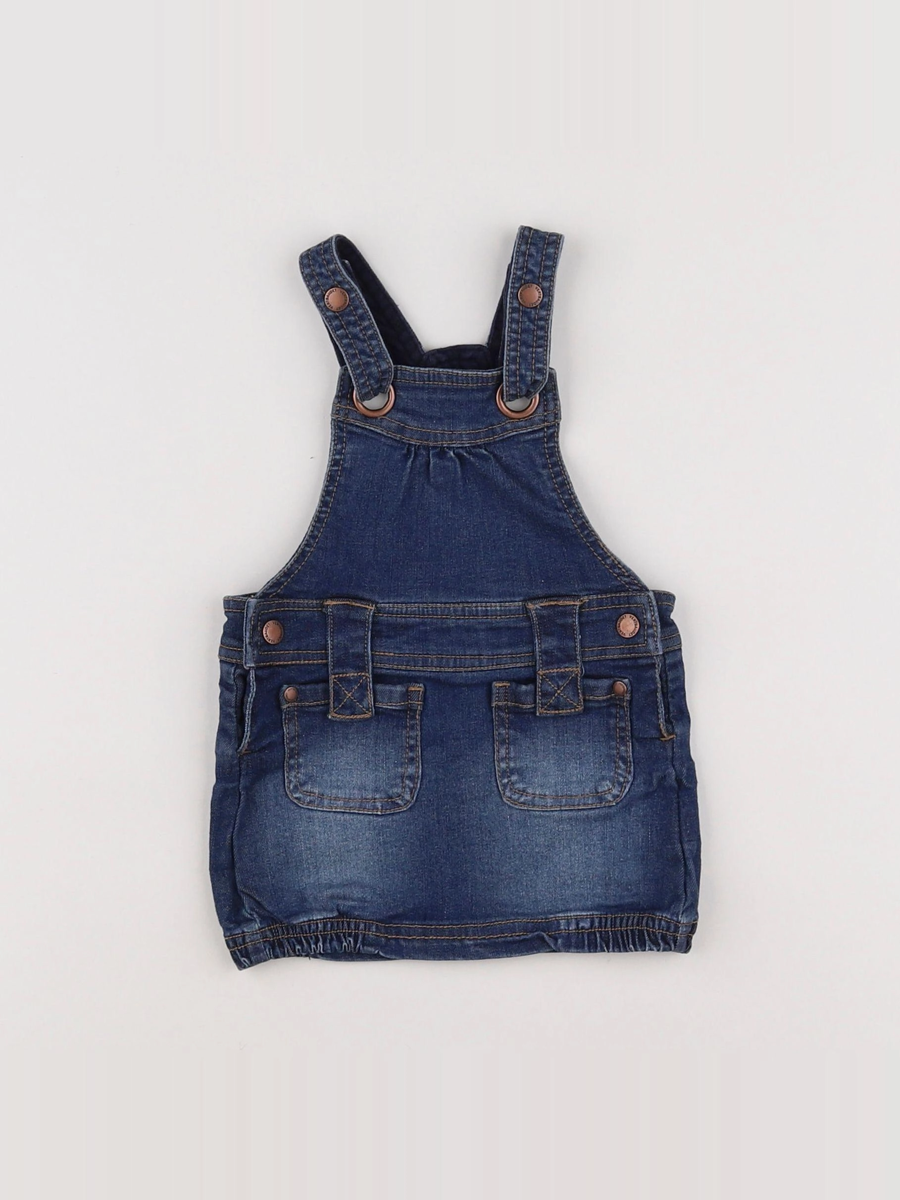 Vertbaudet - robe bleu - 3/6 mois