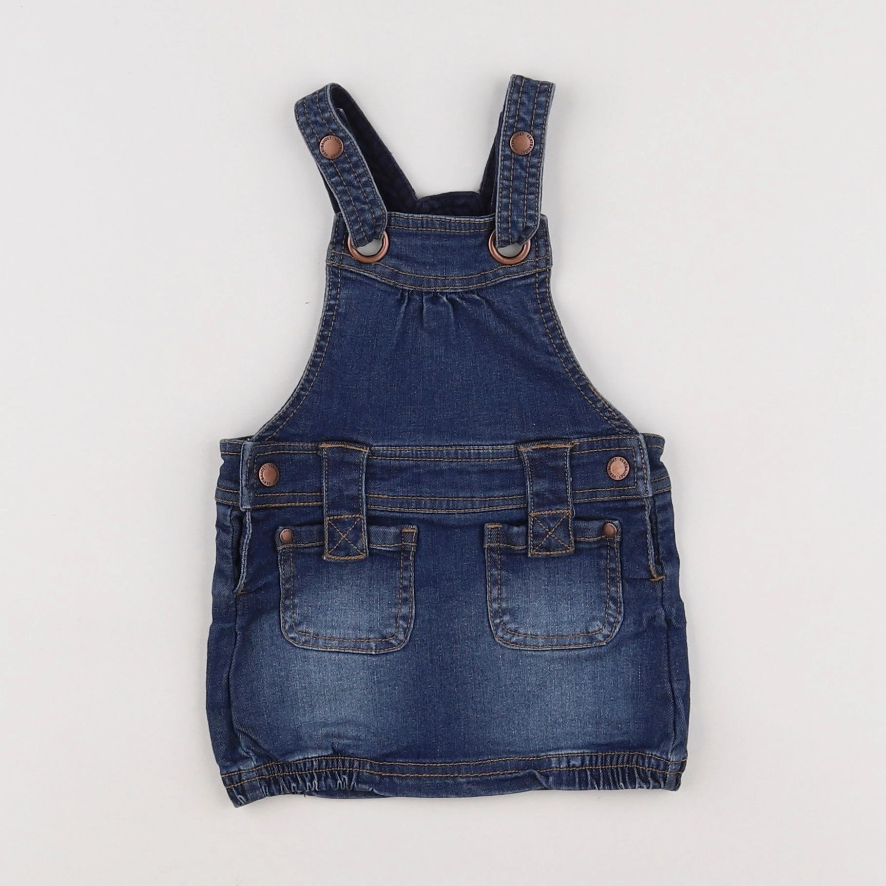 Vertbaudet - robe bleu - 3/6 mois