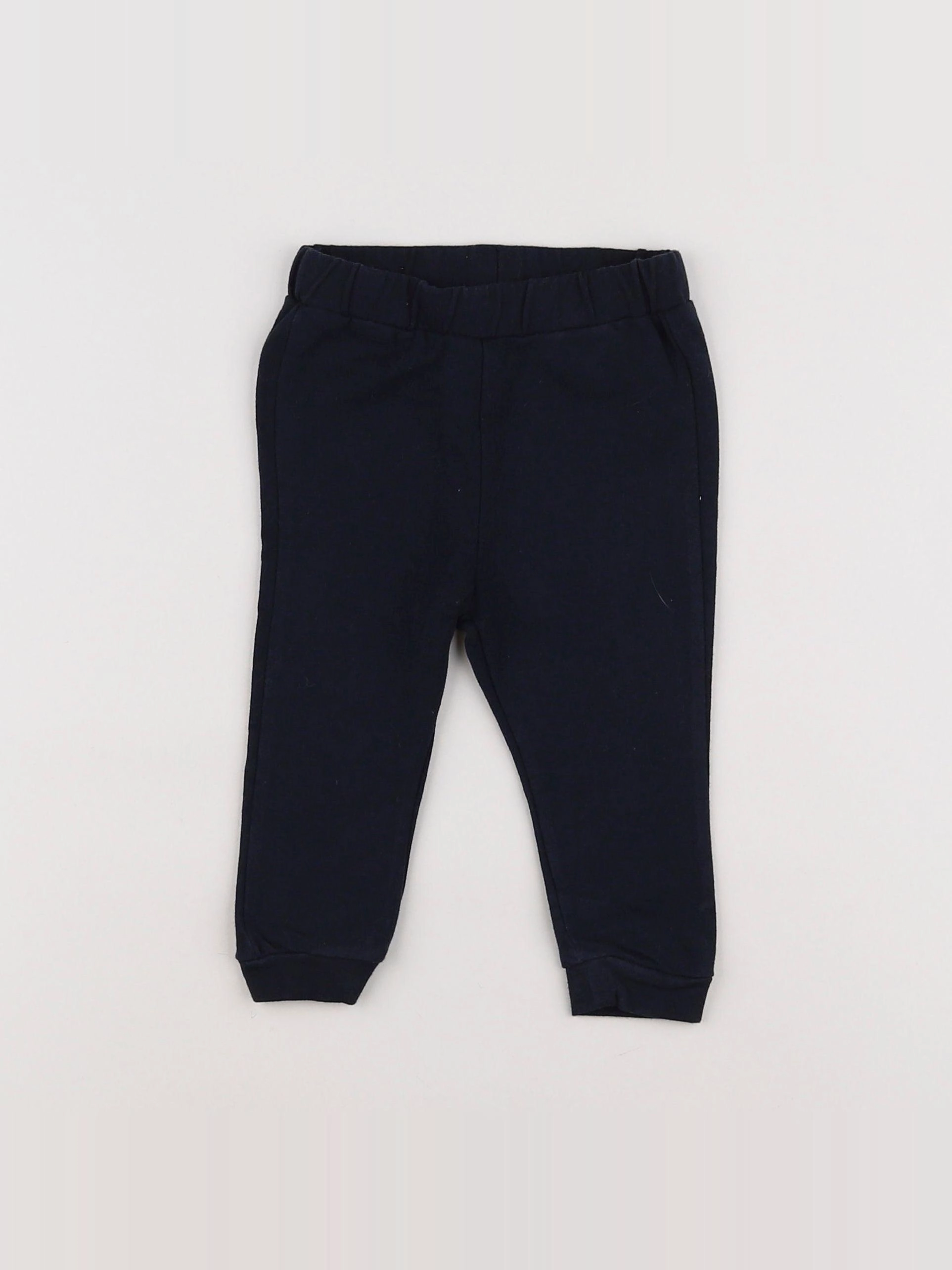 H&M - pantalon bleu - 6/9 mois