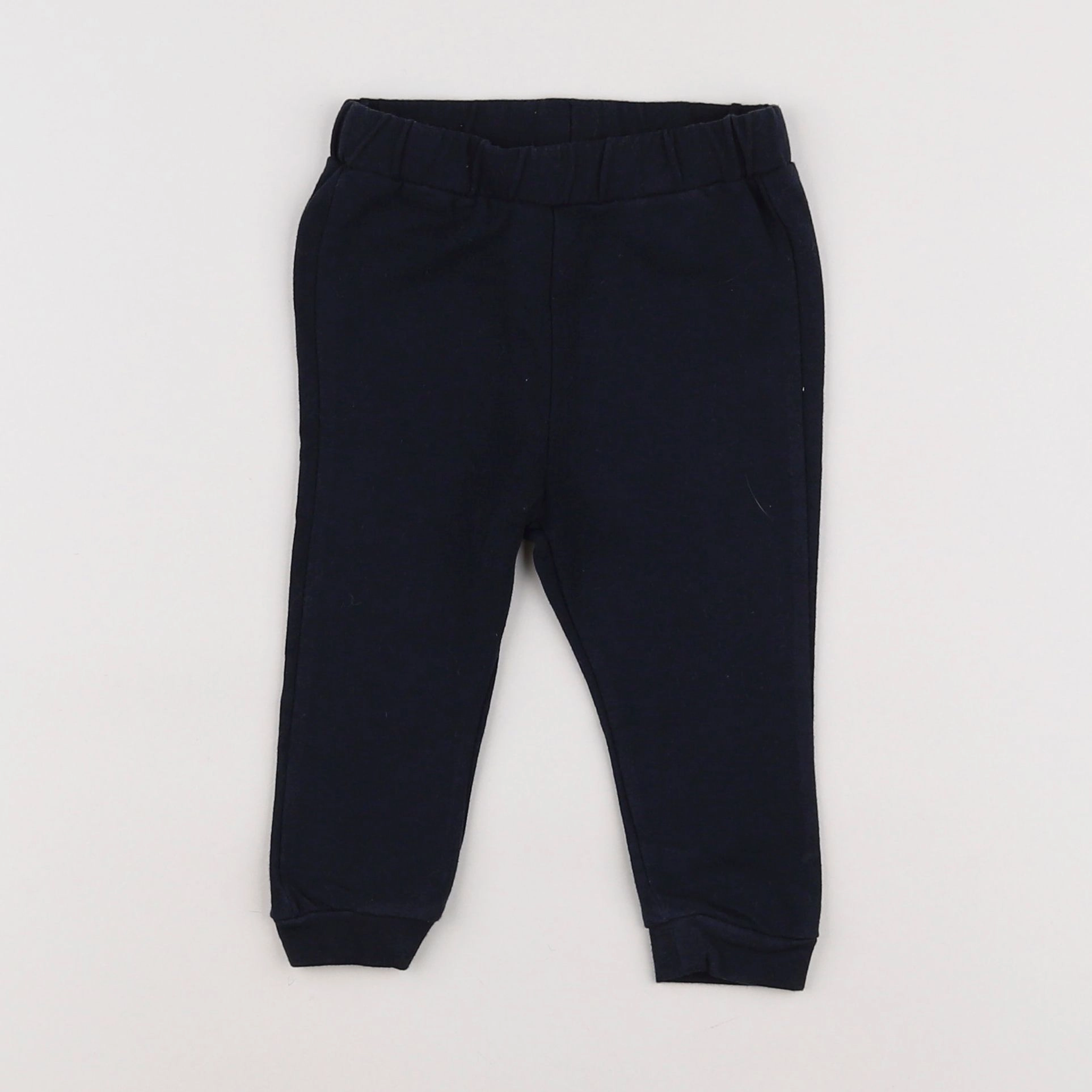H&M - pantalon bleu - 6/9 mois