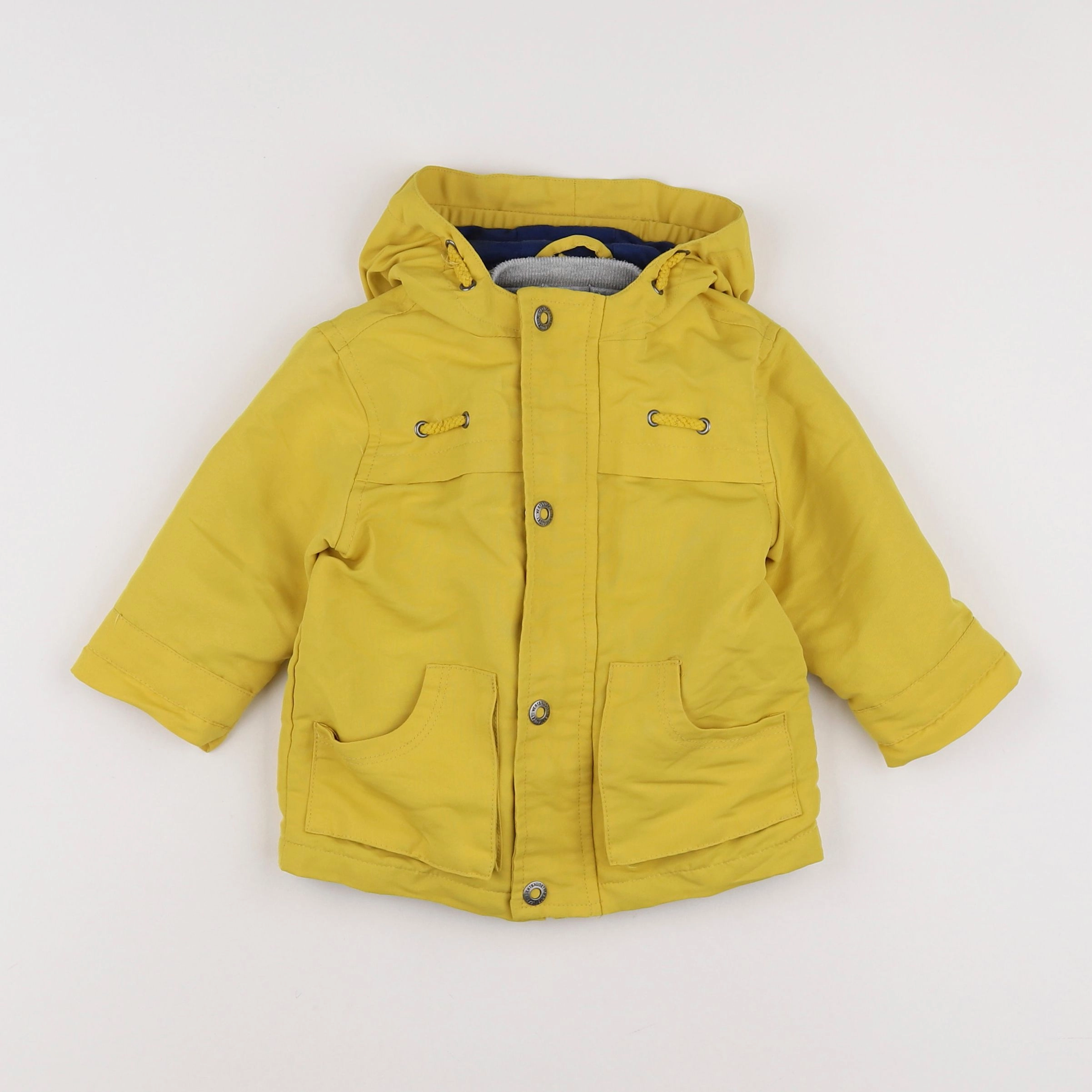 Vertbaudet - parka jaune - 12 mois