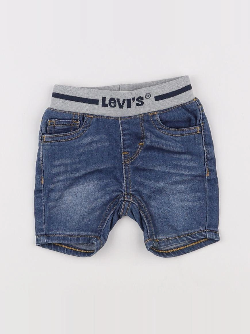 Levi's - short bleu - 3 mois