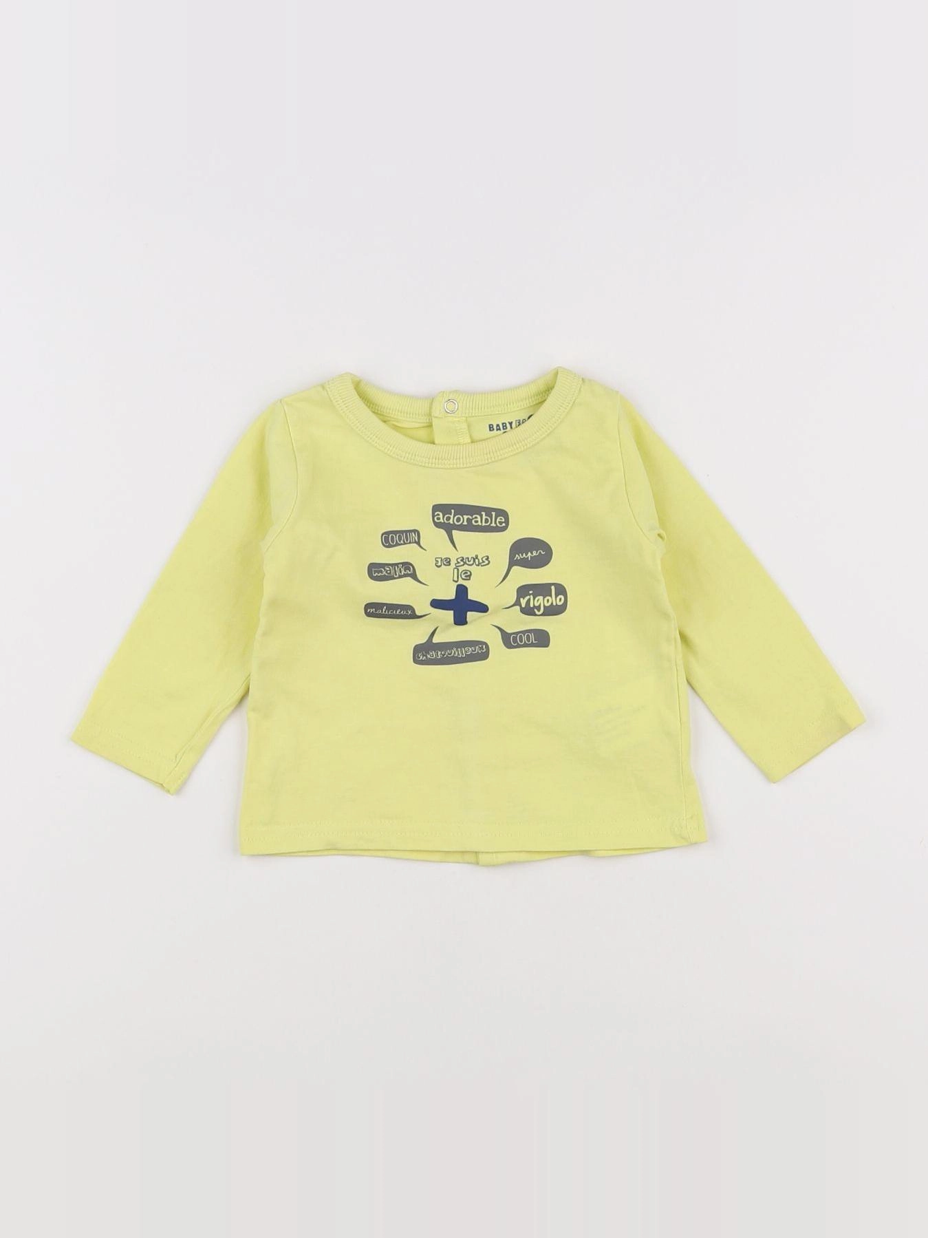 Tape à l'oeil - tee-shirt jaune - 9 mois