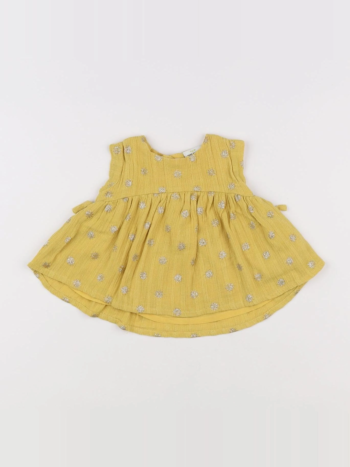 Tape à l'oeil - robe jaune - 3 mois