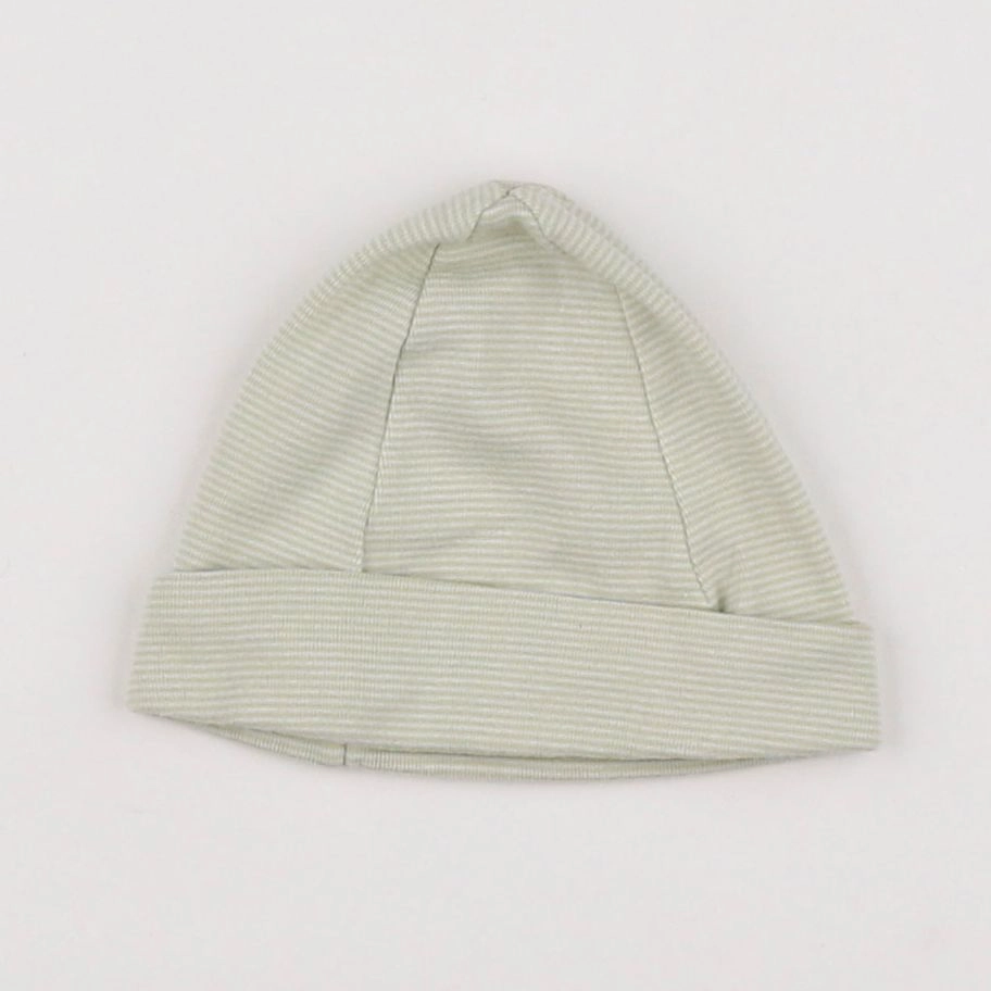 Petit Bateau - bonnet vert - 12/18 mois