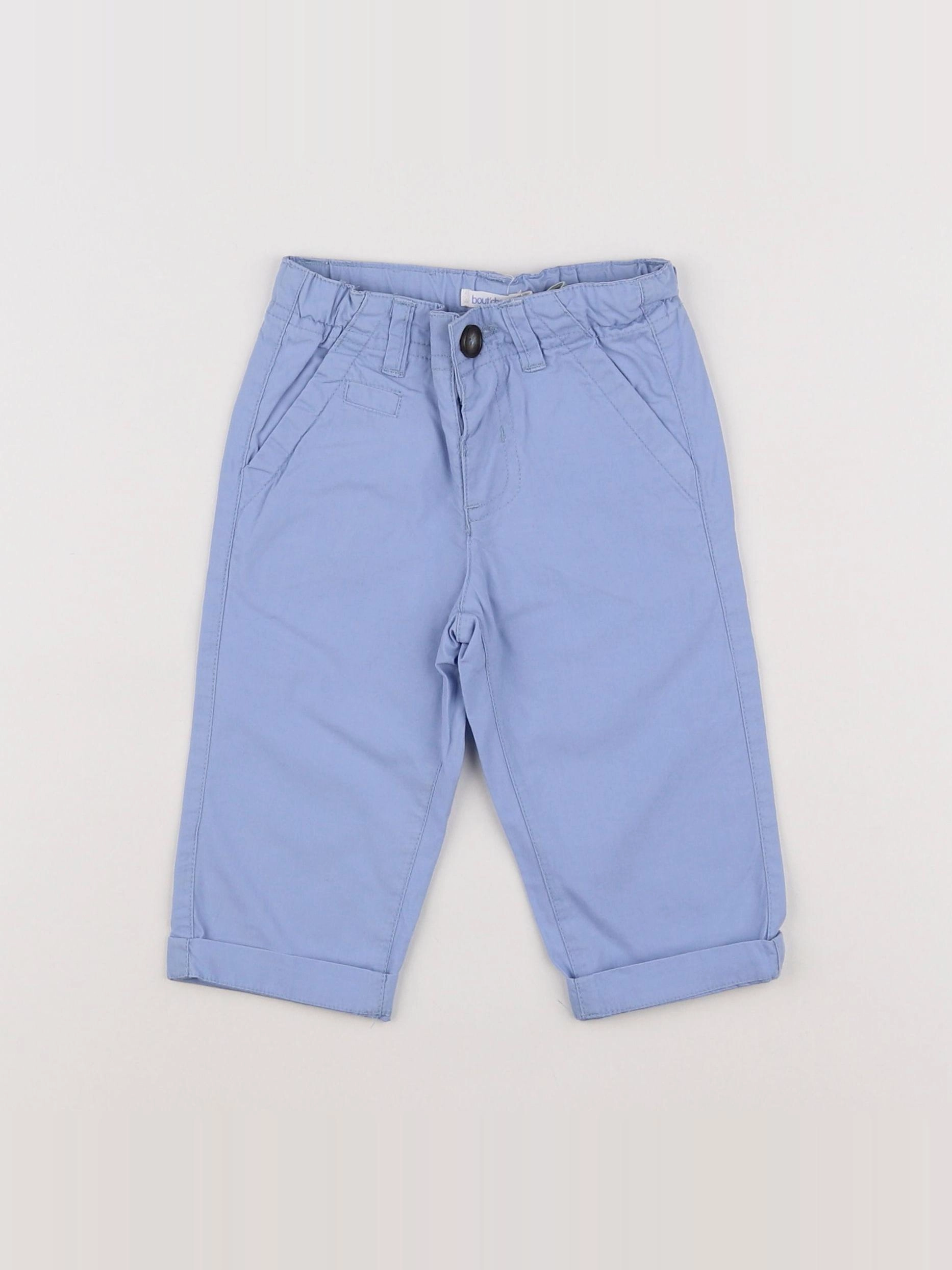 Boutchou - pantalon bleu - 6 mois