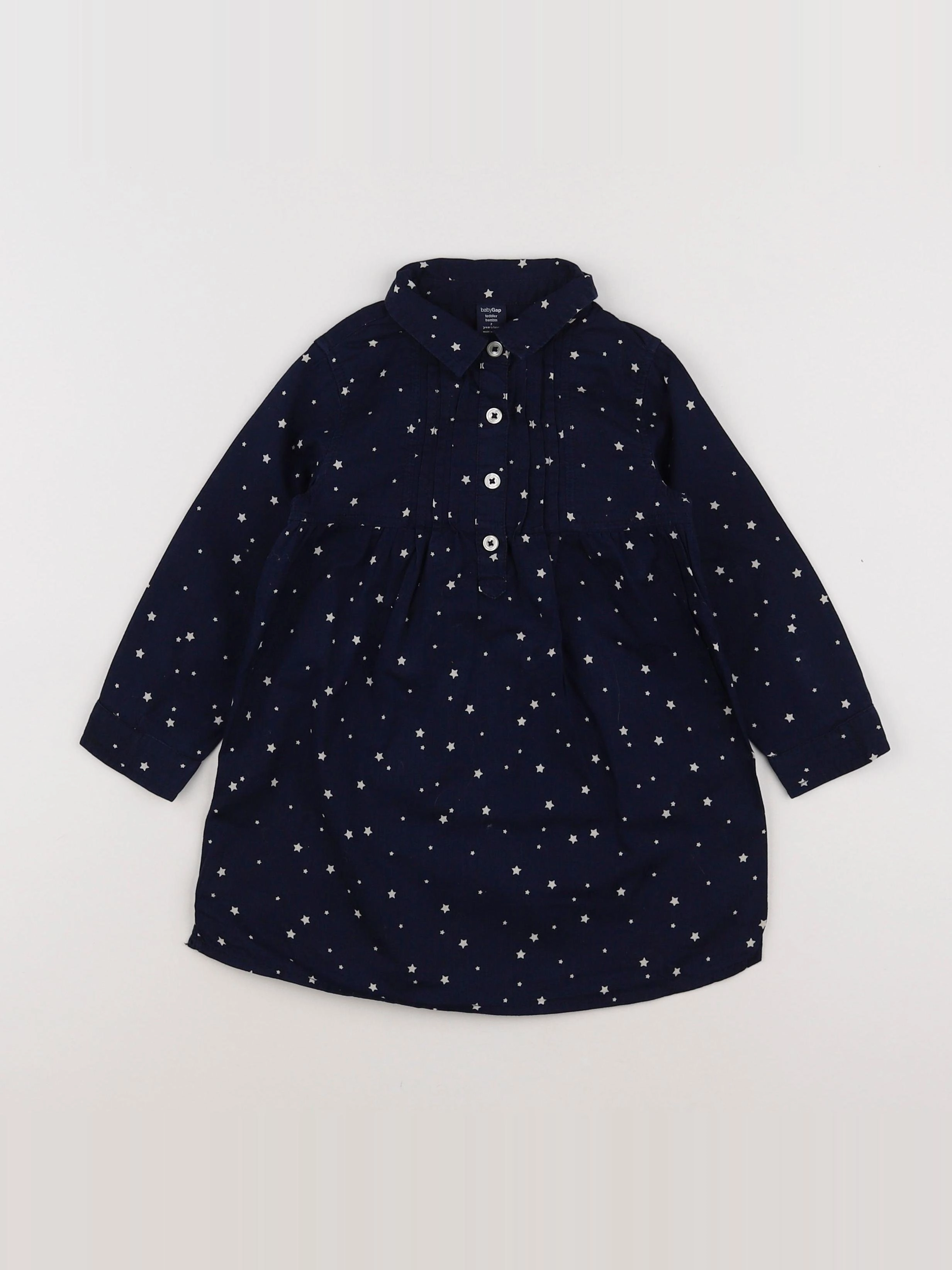 GAP - robe bleu - 2 ans