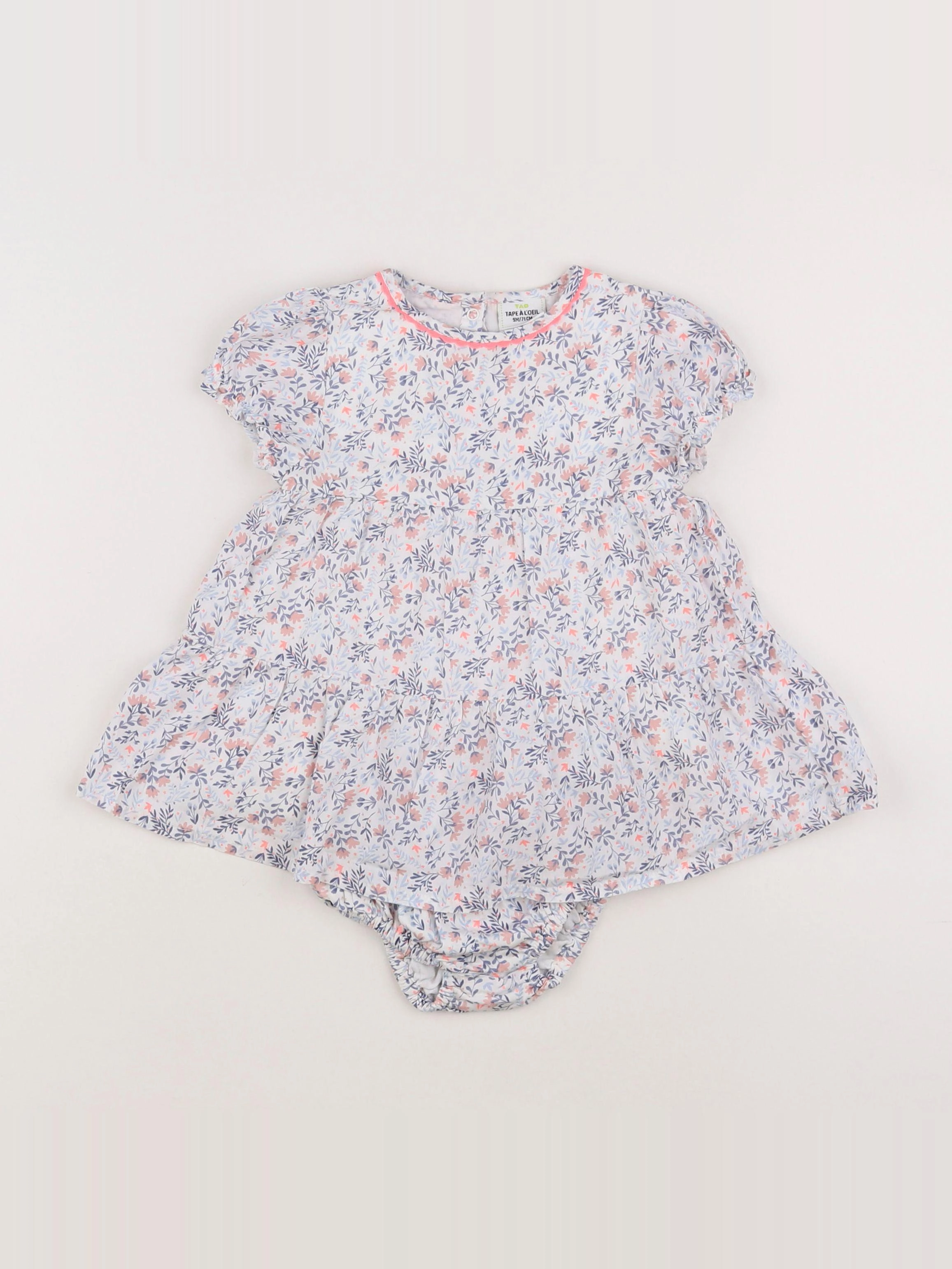 Tape à l'oeil - robe multicolore - 9 mois