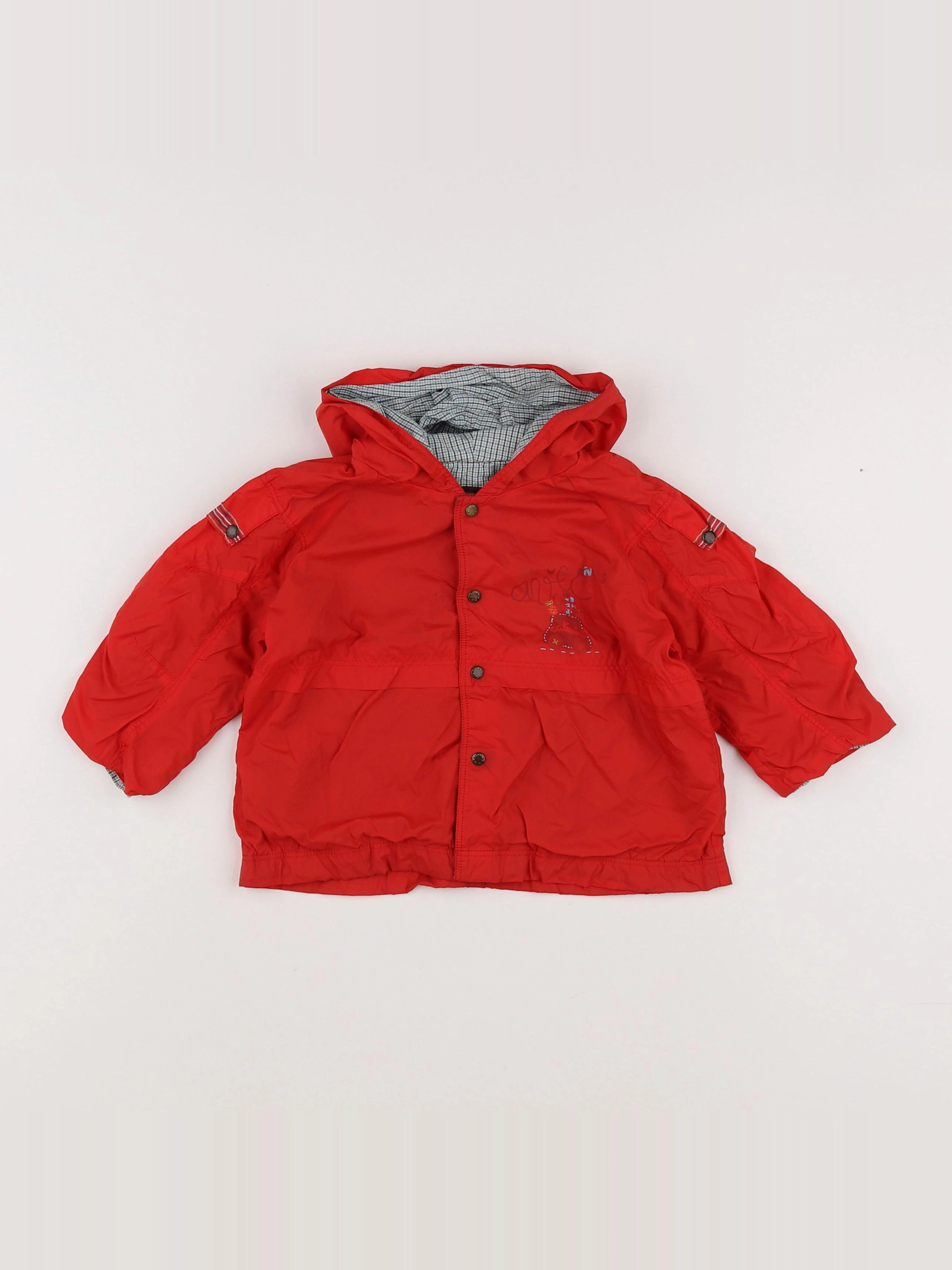 Catimini - coupe-vent rouge - 6 mois
