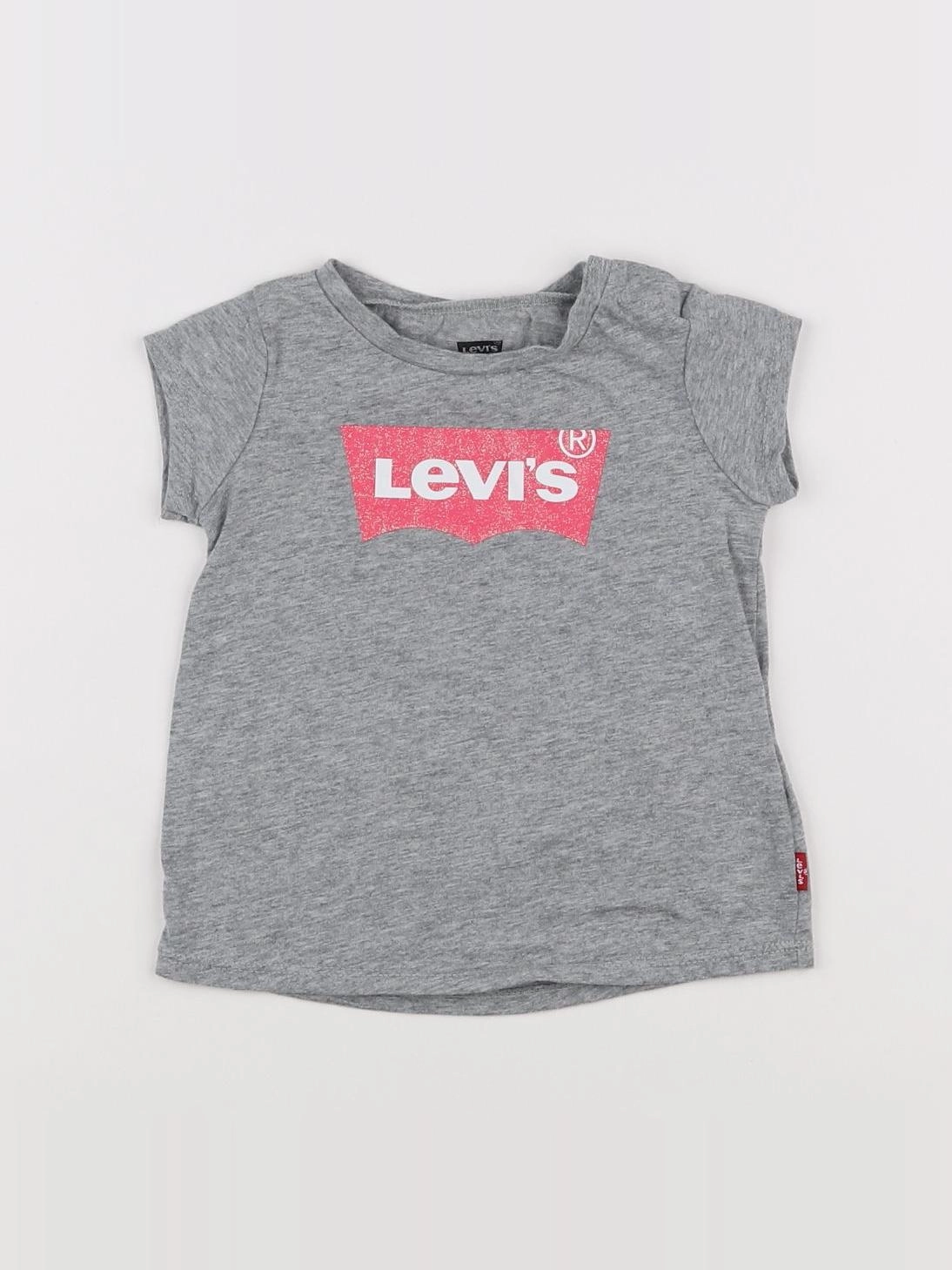 Levi's - tee-shirt gris, argent - 12 mois