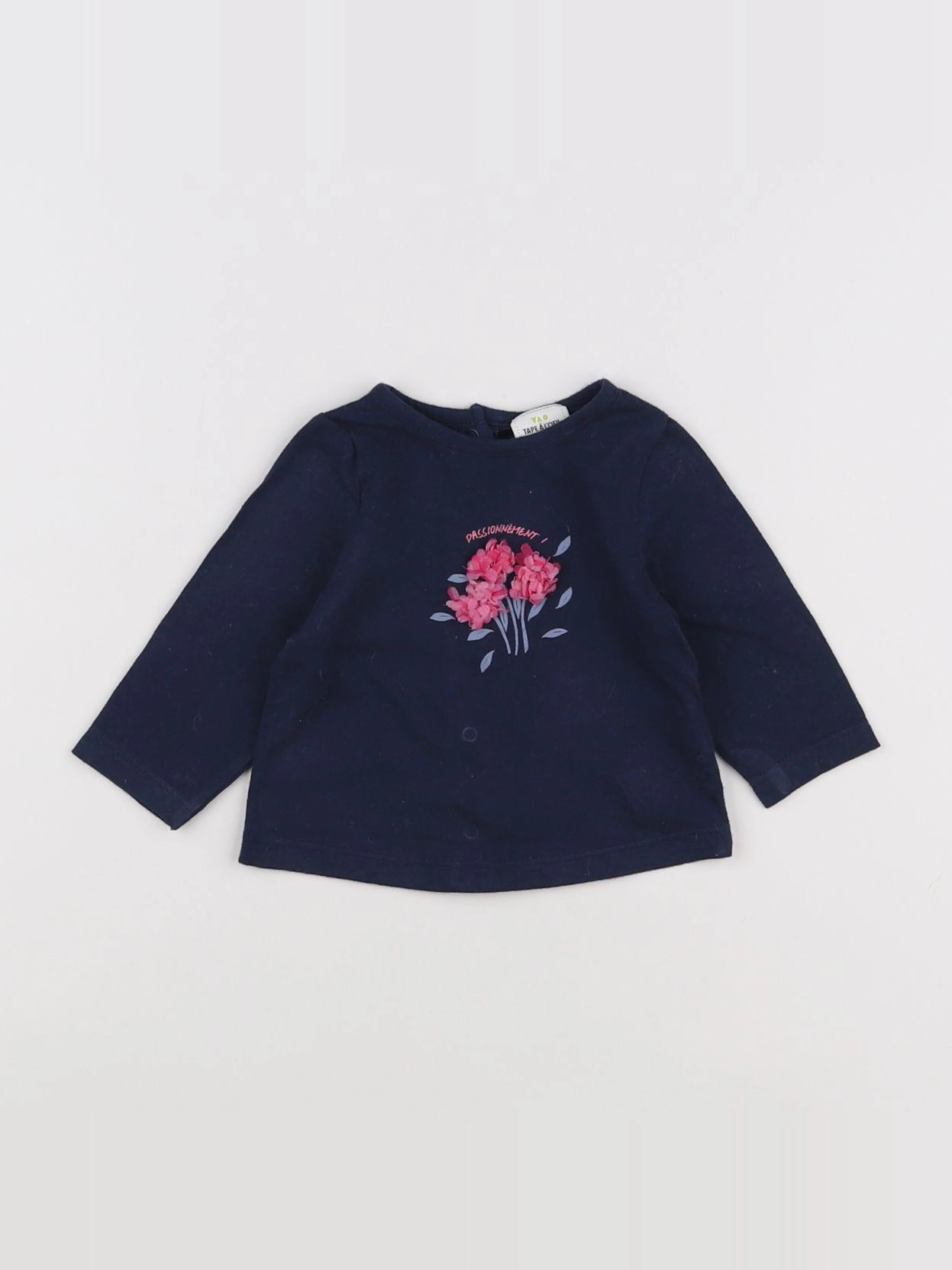 Tape à l'oeil - tee-shirt bleu - 3 mois