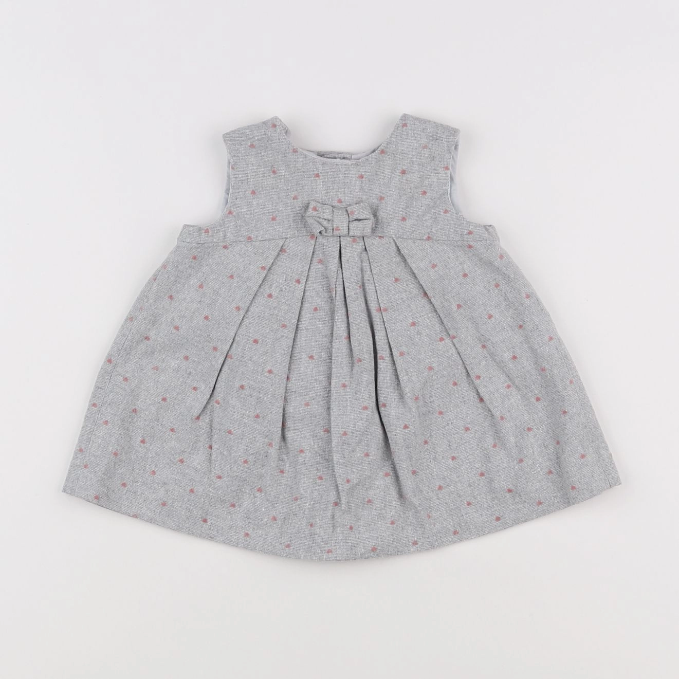 Zara - robe gris - 3/6 mois