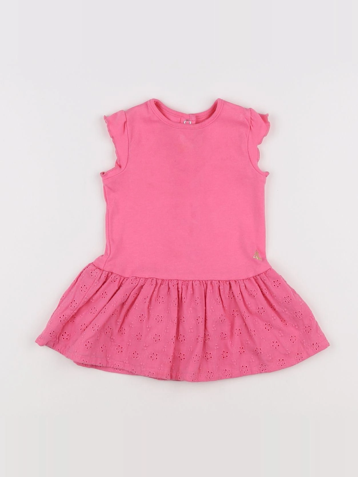 Petit Bateau - robe rose - 6 mois