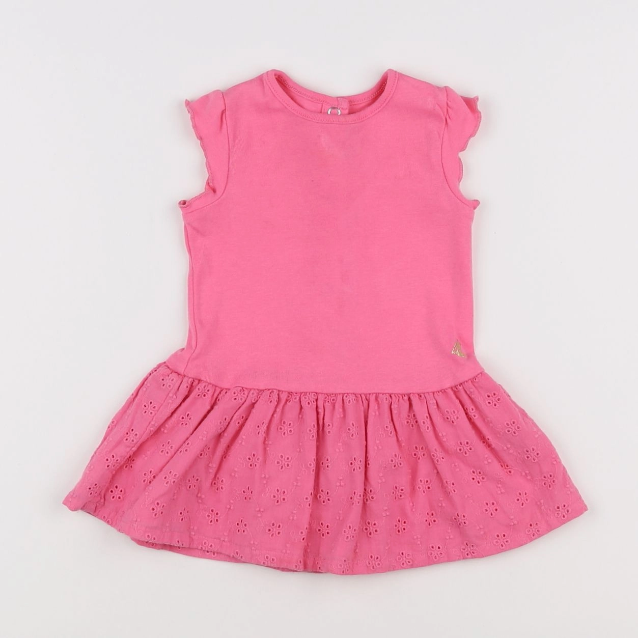 Petit Bateau - robe rose - 6 mois