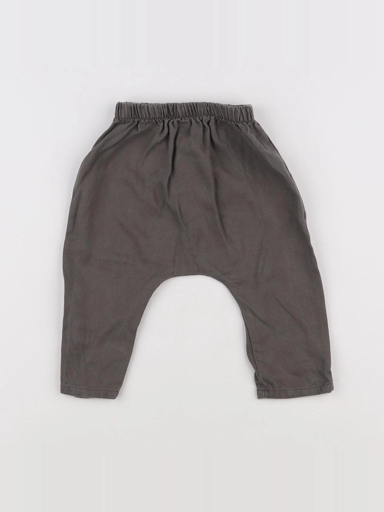 Rylee + Cru - sarouel gris - 6/12 mois