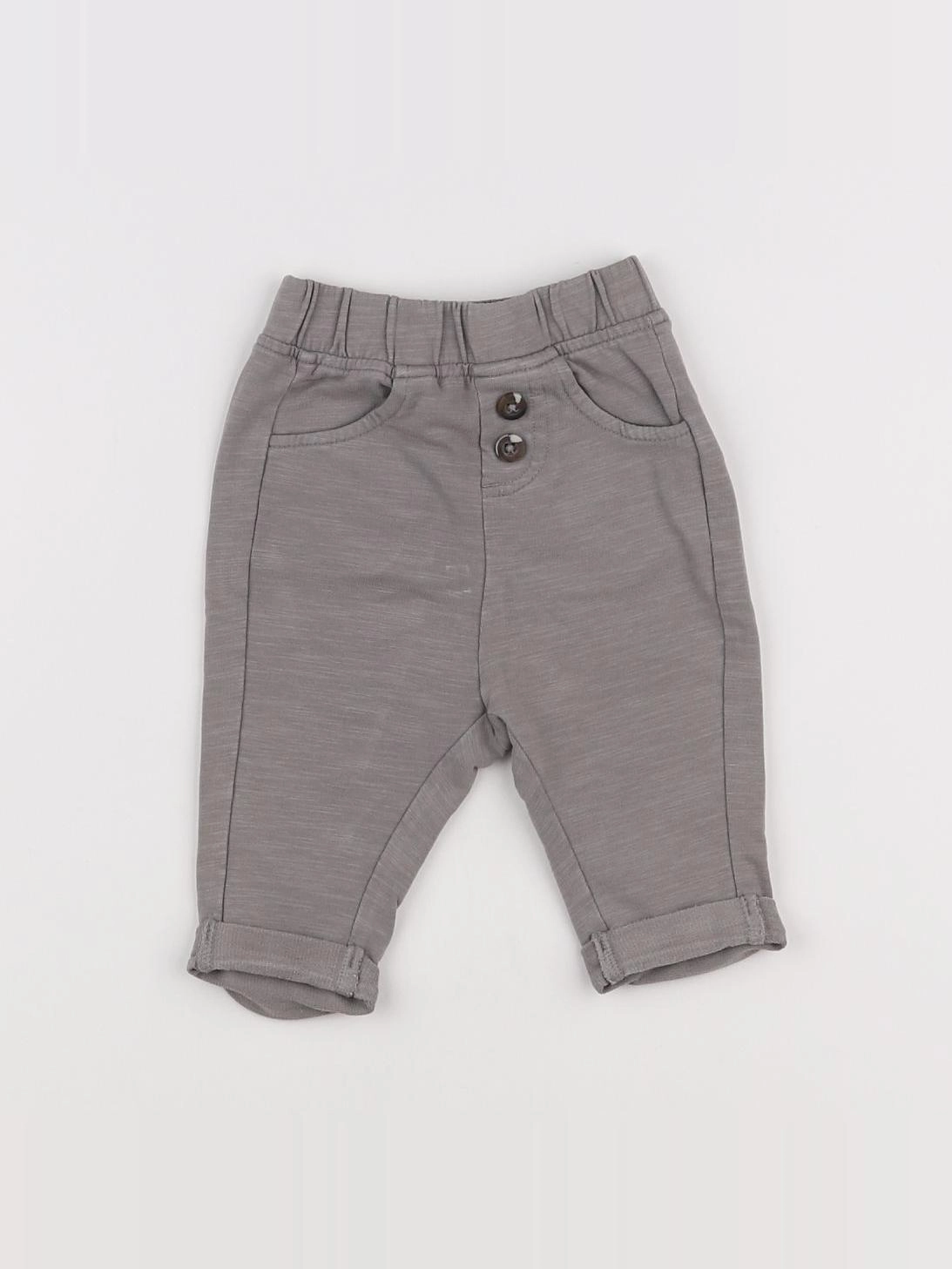 Tape à l'oeil - legging gris - 3 mois