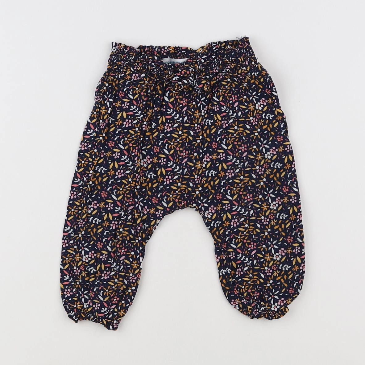Vertbaudet - pantalon noir - 12 mois