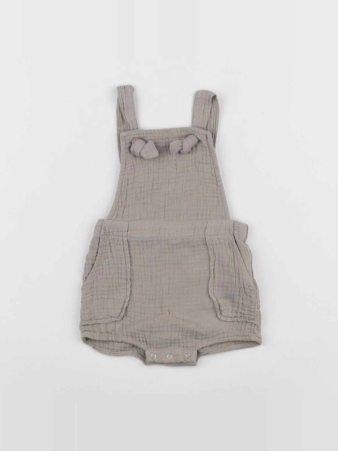 Emile et Ida - salopette gris - 3 mois