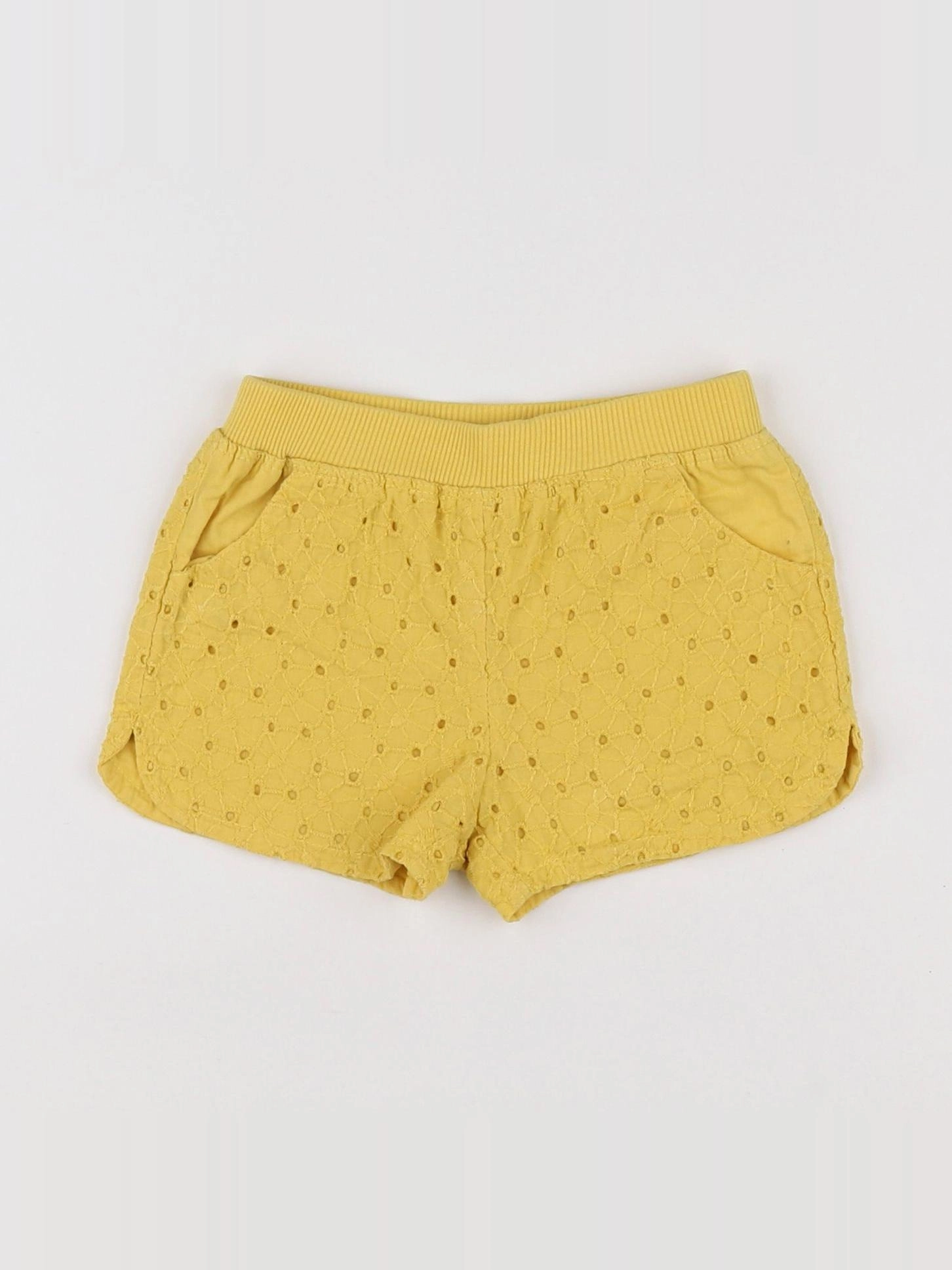 Vertbaudet - short jaune - 9 mois