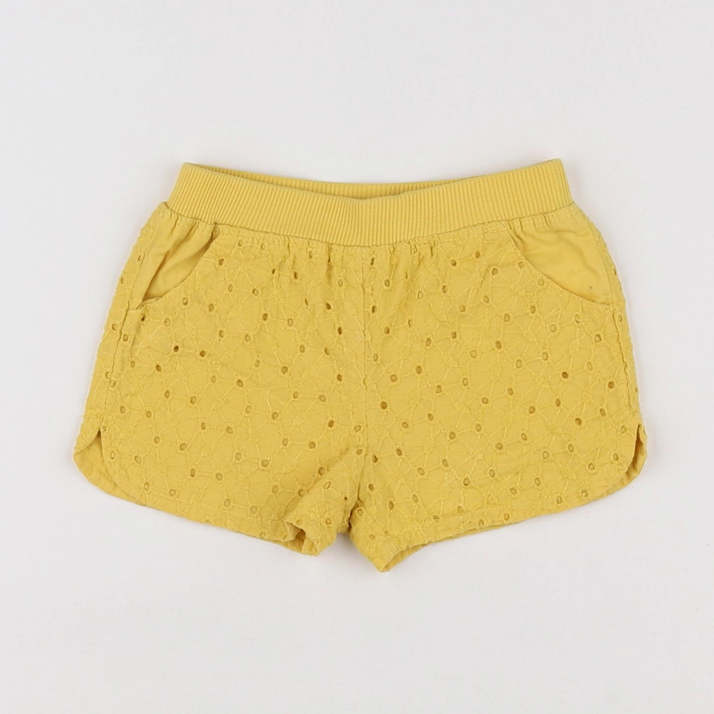 Vertbaudet - short jaune - 9 mois