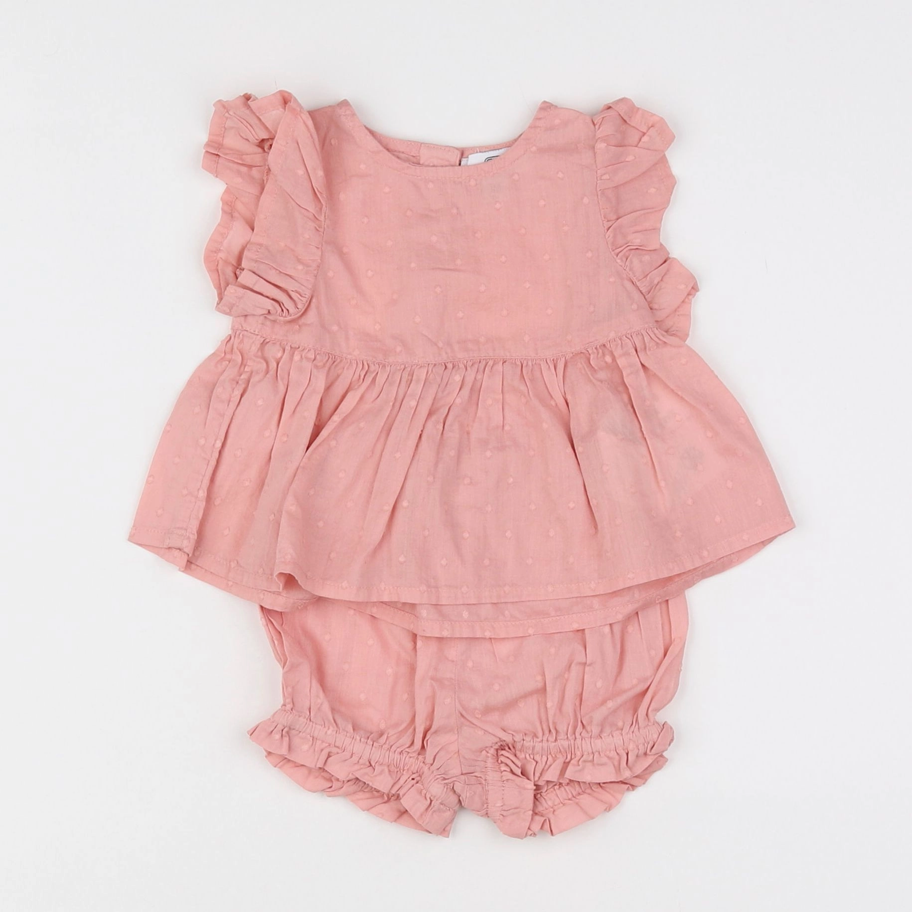 La Redoute - ensemble rose - 1 mois