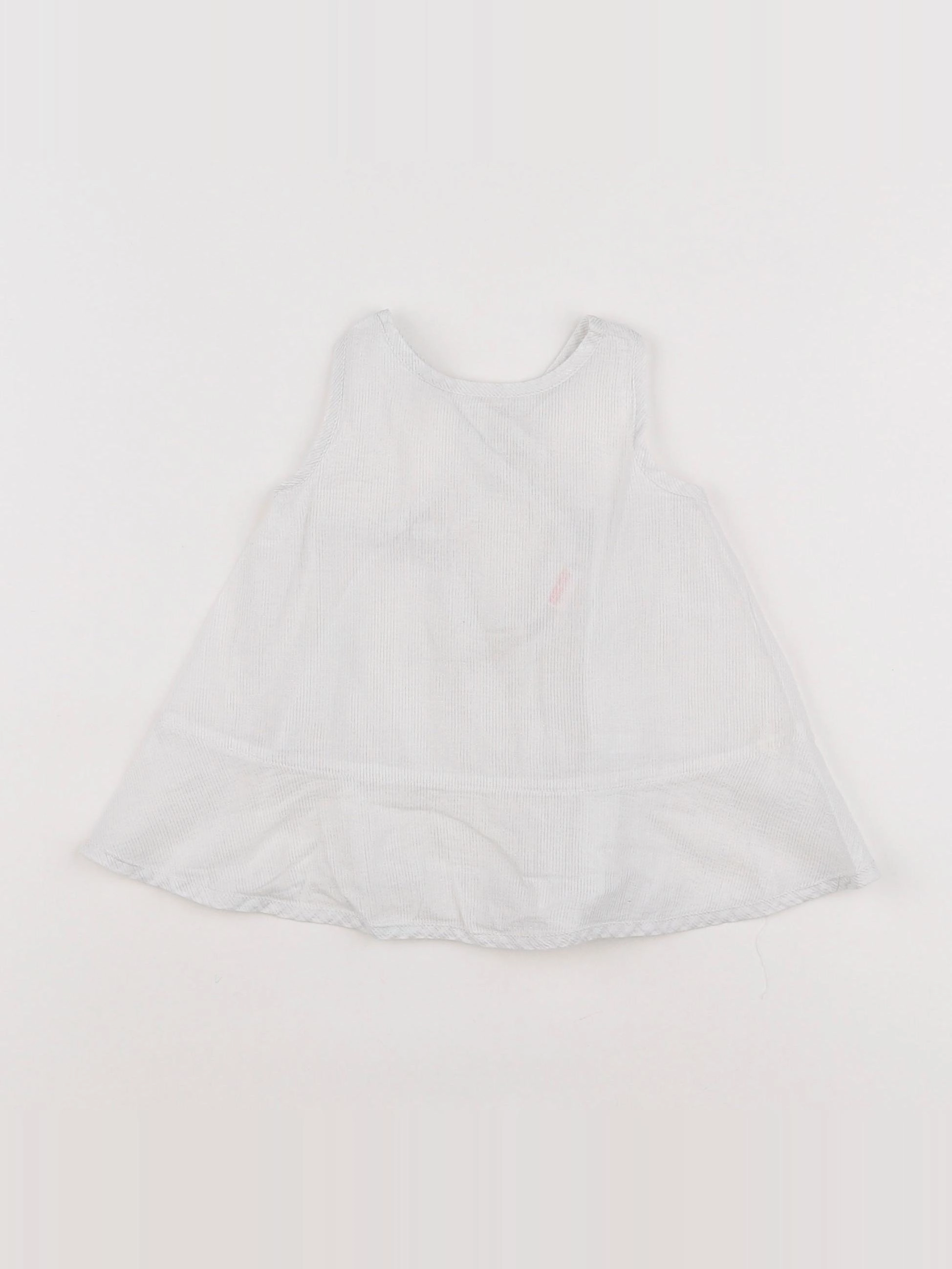 Mango - blouse blanc, argent - 12/18 mois