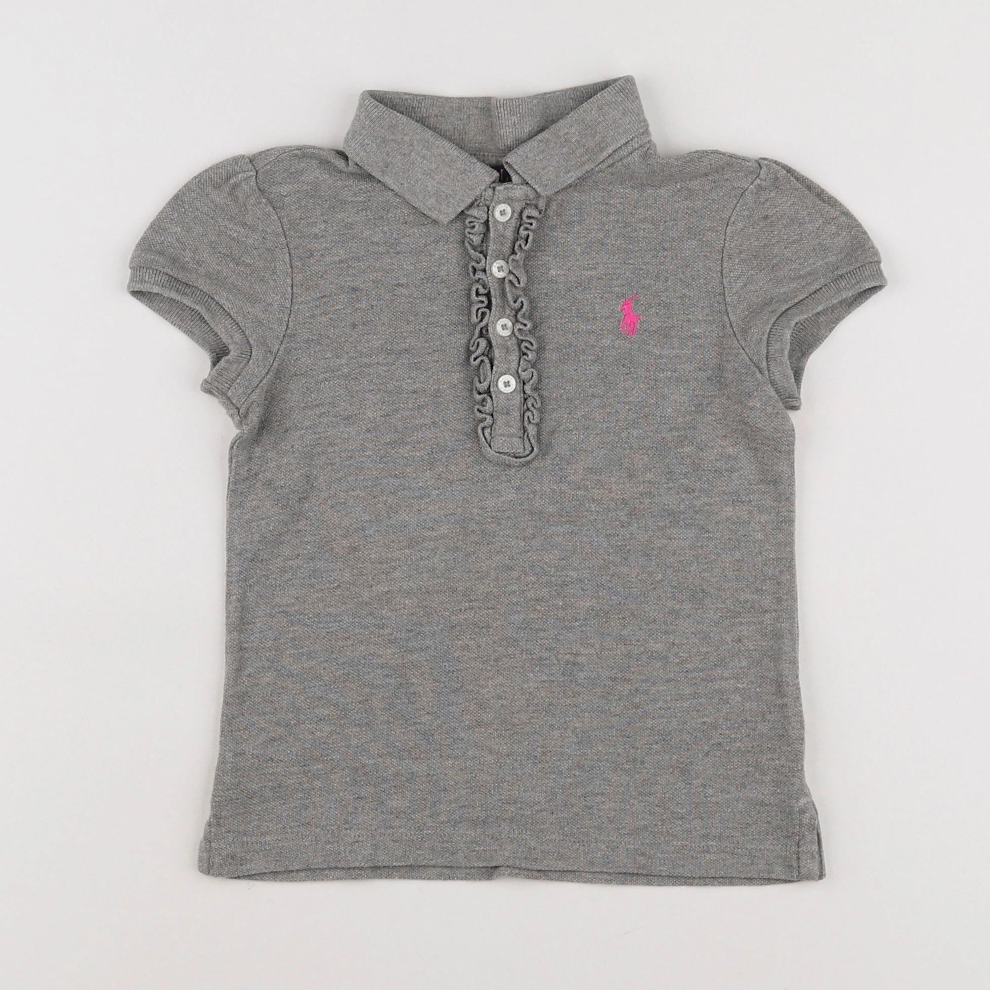 Ralph Lauren - polo gris - 4 ans