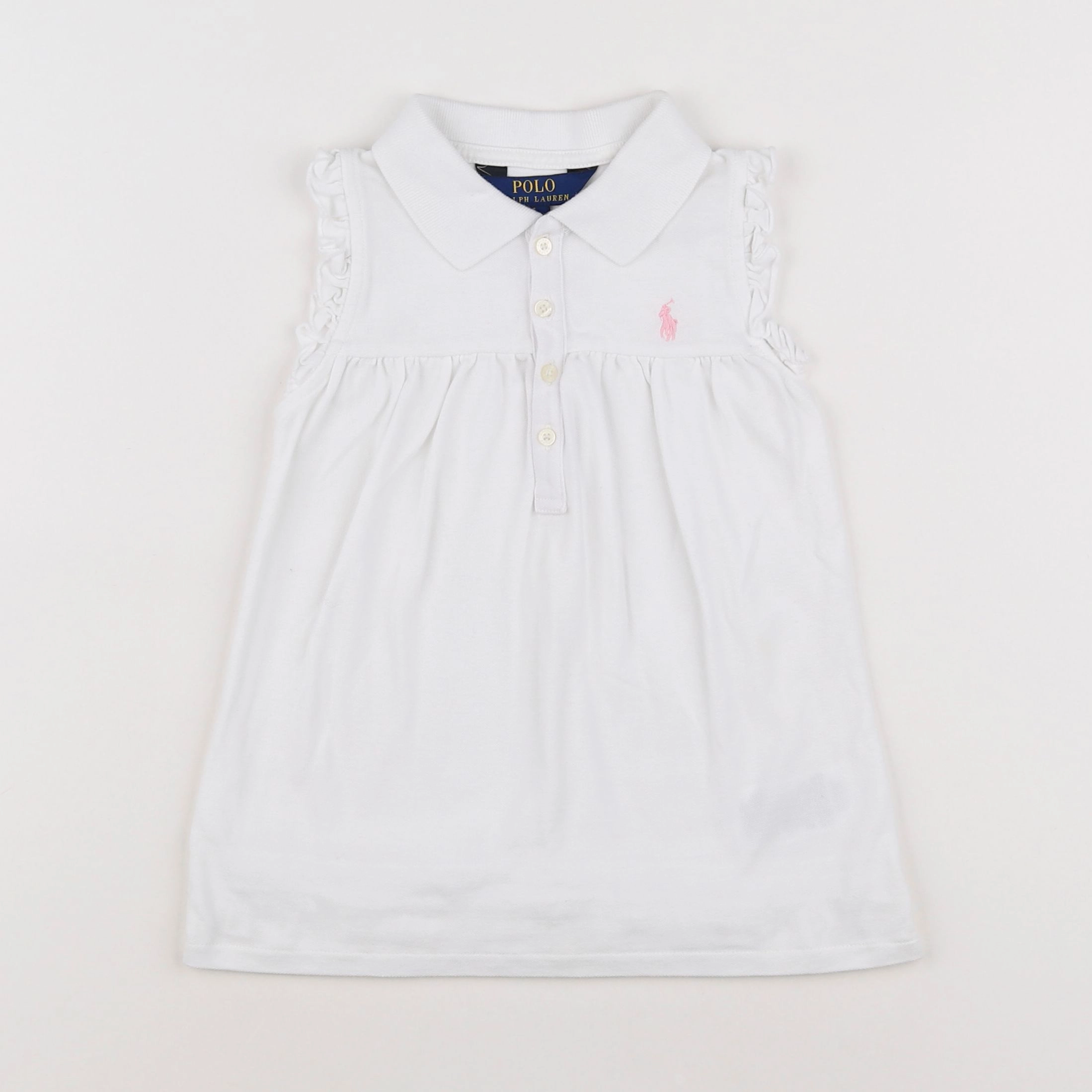 Ralph Lauren - polo blanc - 6 ans