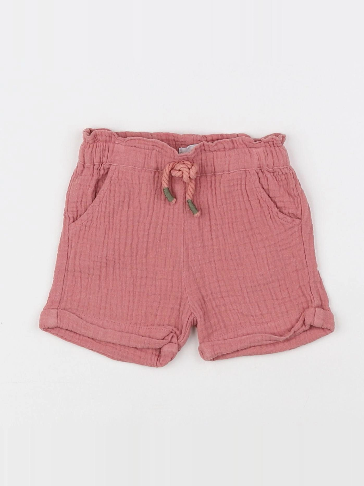 Vertbaudet - short rose - 6 mois