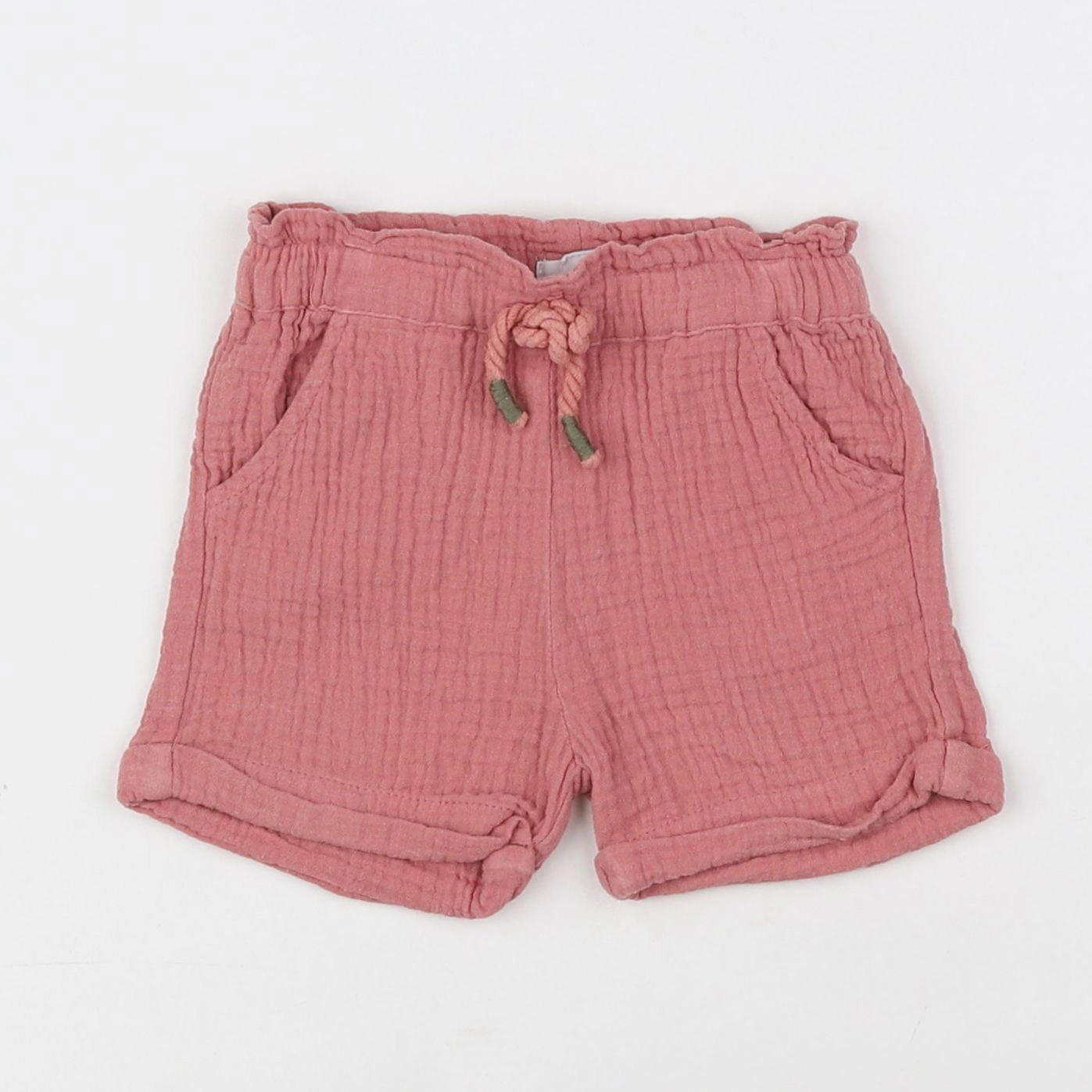 Vertbaudet - short rose - 6 mois