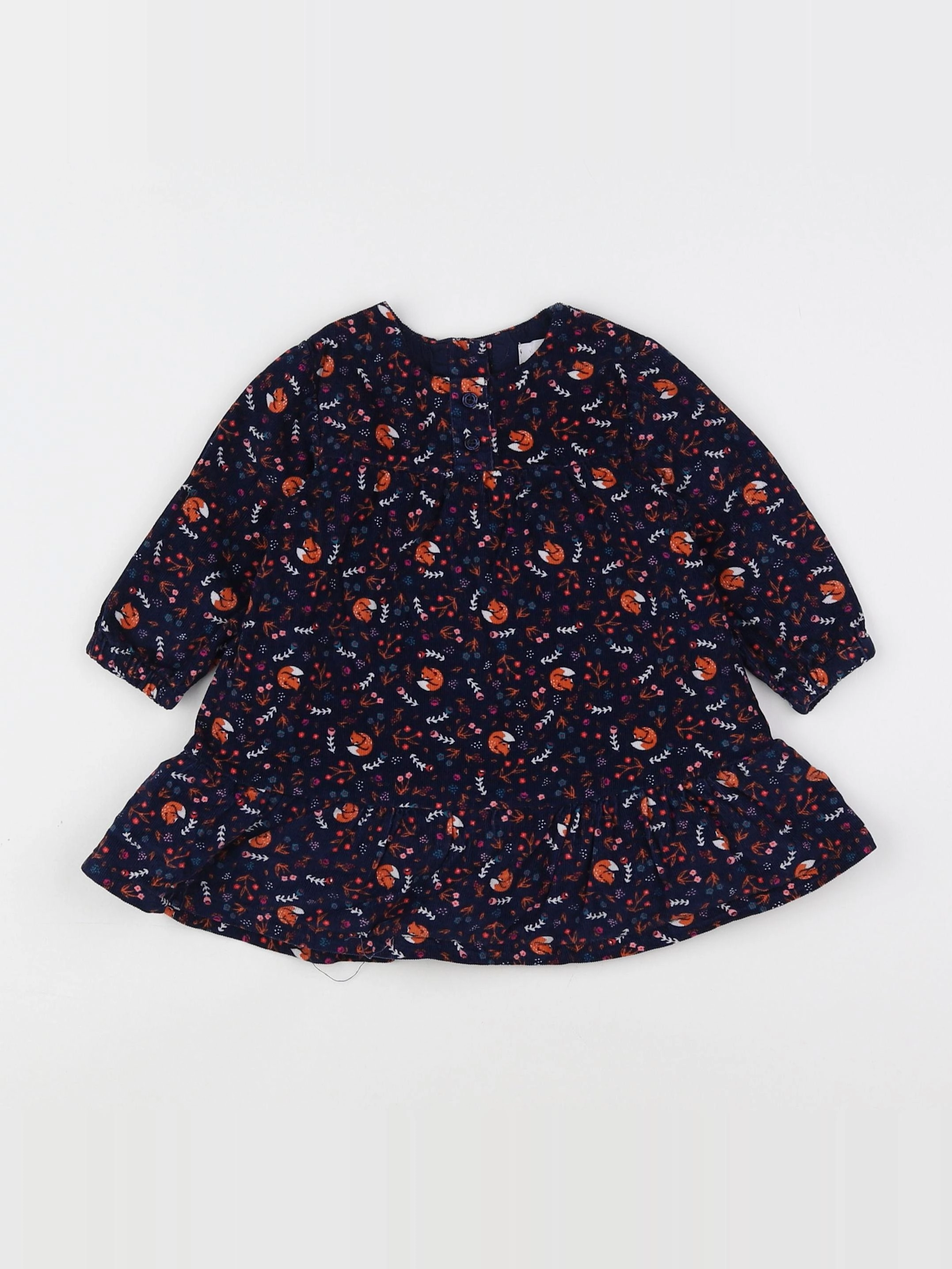 Cadet Rousselle - robe bleu, multicolore - 6 mois