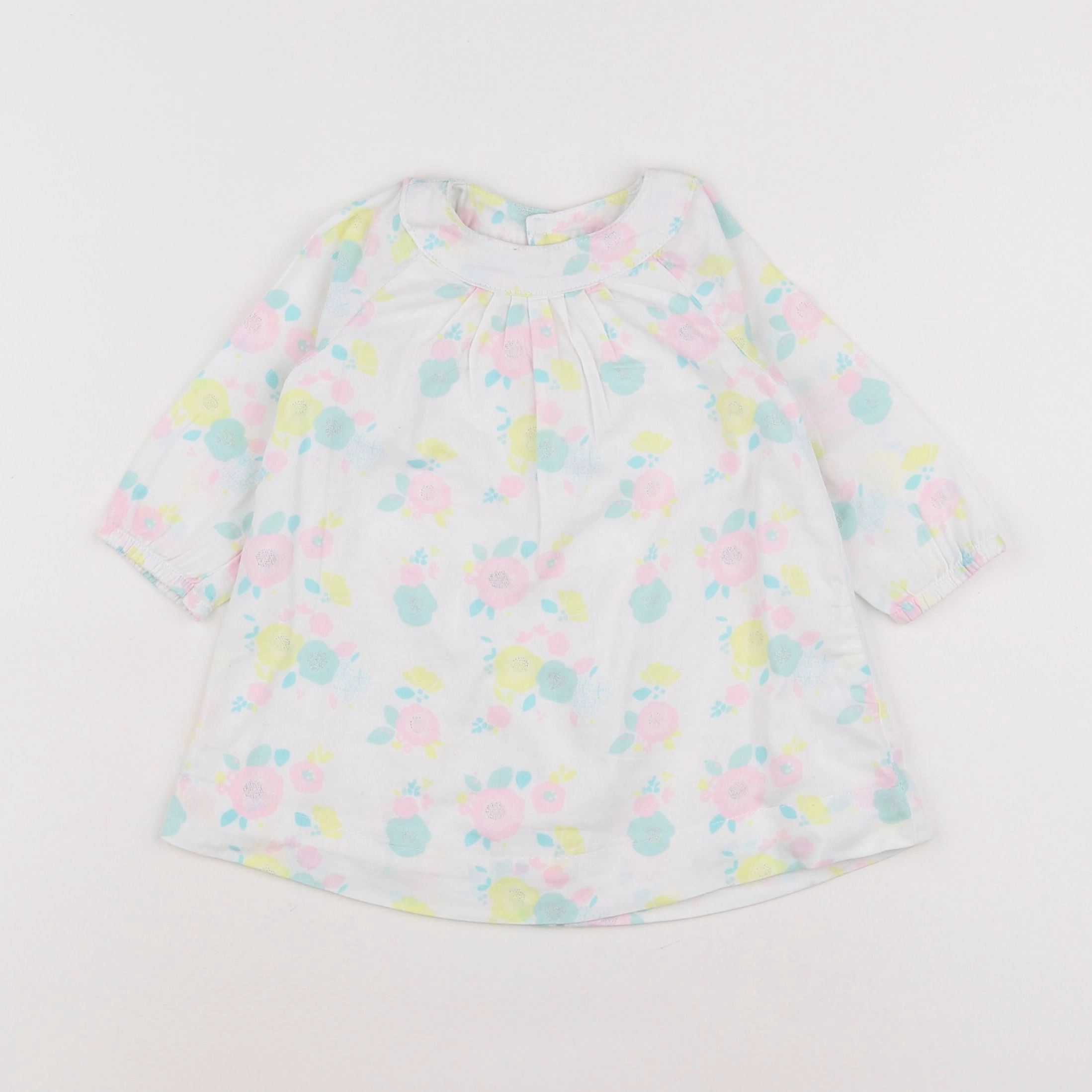 Vertbaudet - robe multicolore - 6 mois